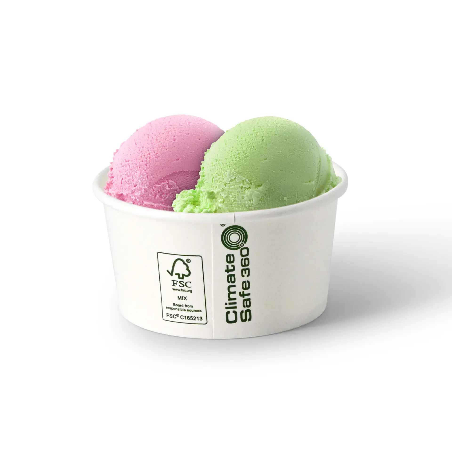 6 oz, max. 7.5 oz Paper Ice Cream Cups S, Ø 92 mm, white dfc069331-eisbecher-aus-pappe-s-150-ml-max-220-ml-92-mm-weiss-1