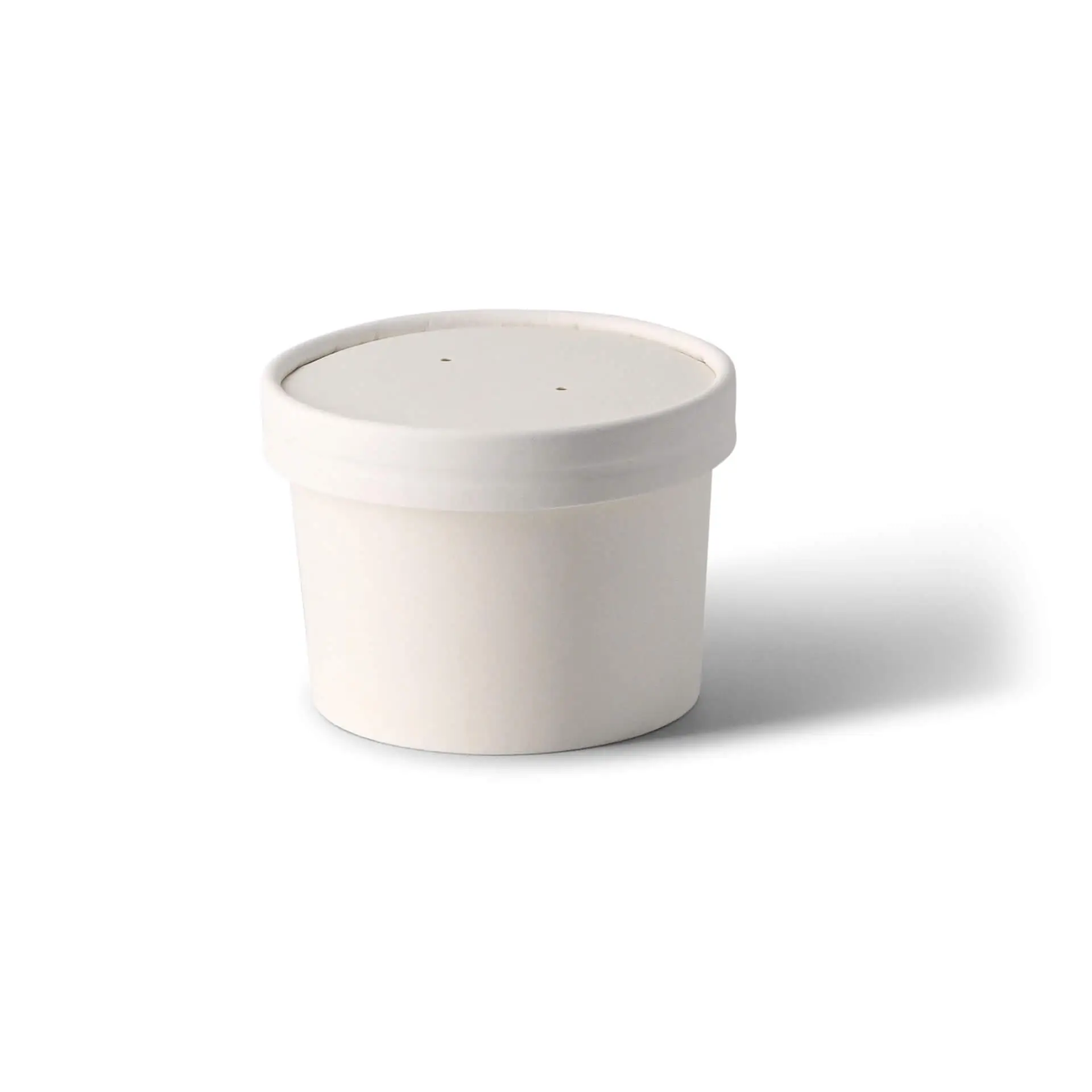 Cardboard membrane lids (eco-friendly coating) Ø 90 mm, white