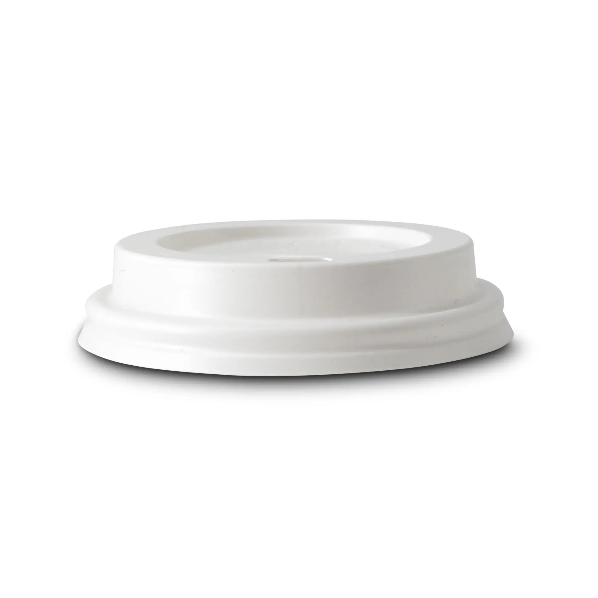 PS lid Ø 80 mm, white, drinking hole