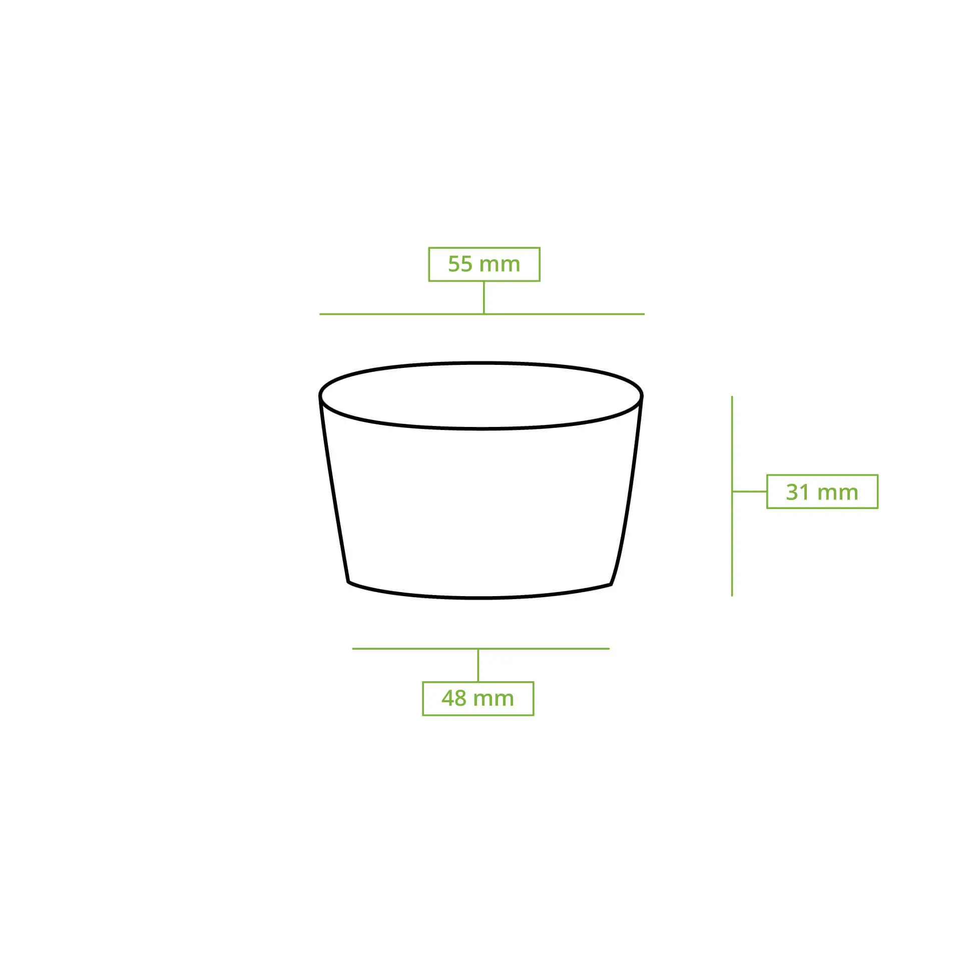 60 ml / 2 oz Paper sauce pots, white dfc02441-papierbecher-60-ml-weiss-7