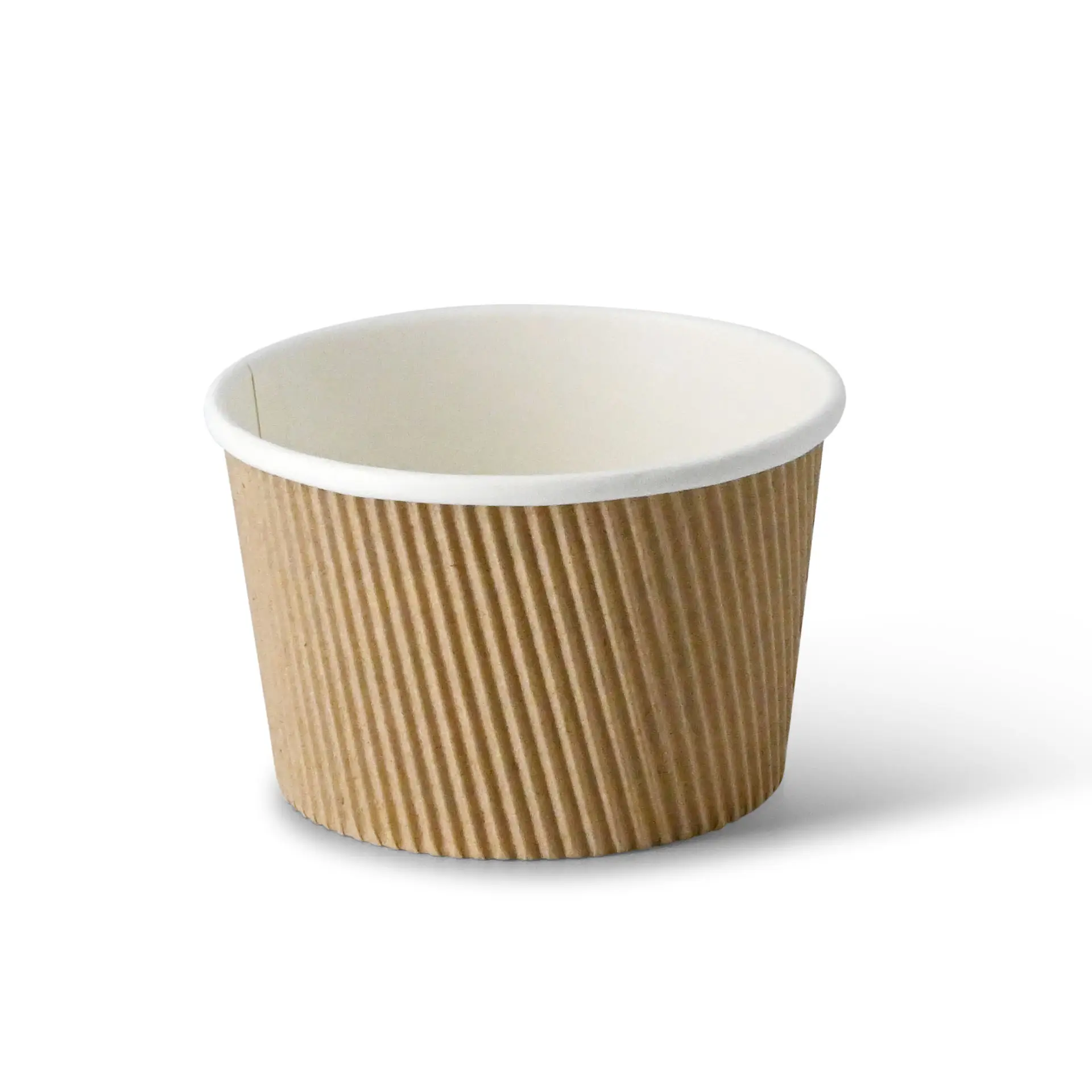 17 oz Ribbed Soup cups, kraft