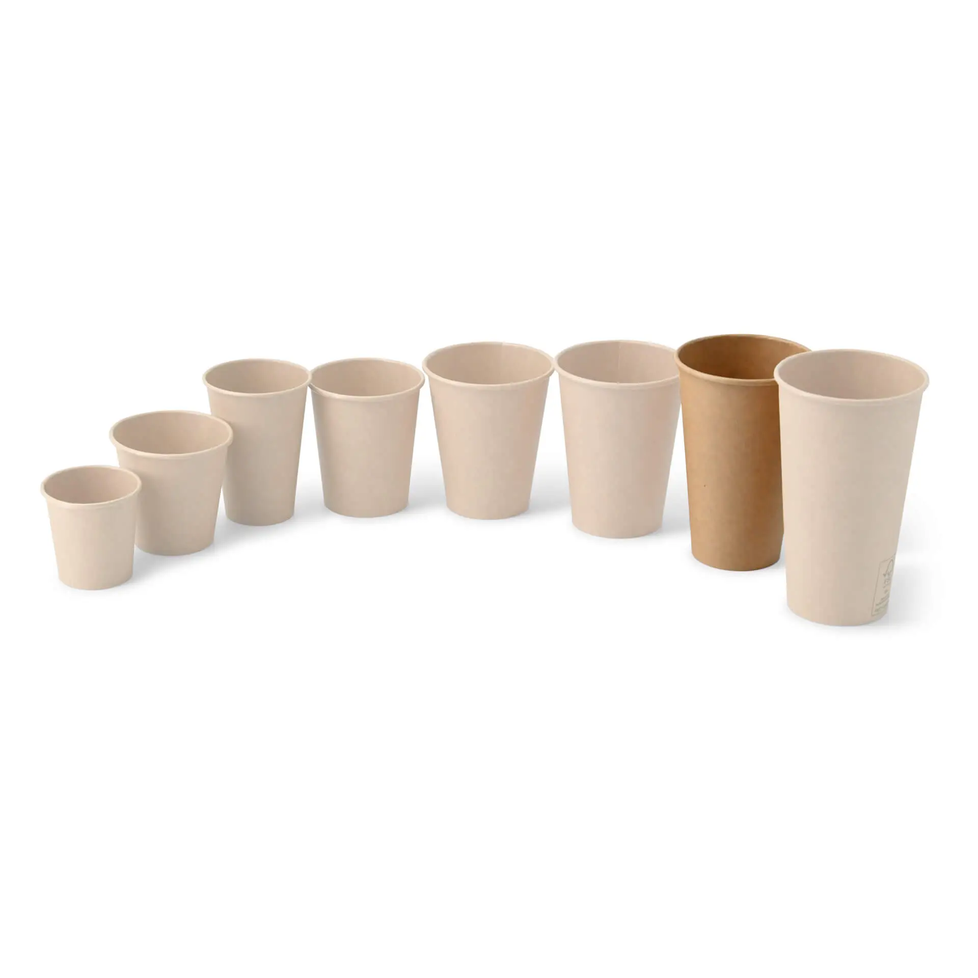 16 oz Paper cups single wall, Ø 90 mm, kraft dhd04546-pappbecher-400-ml-16-oz-90-mm-braun-6