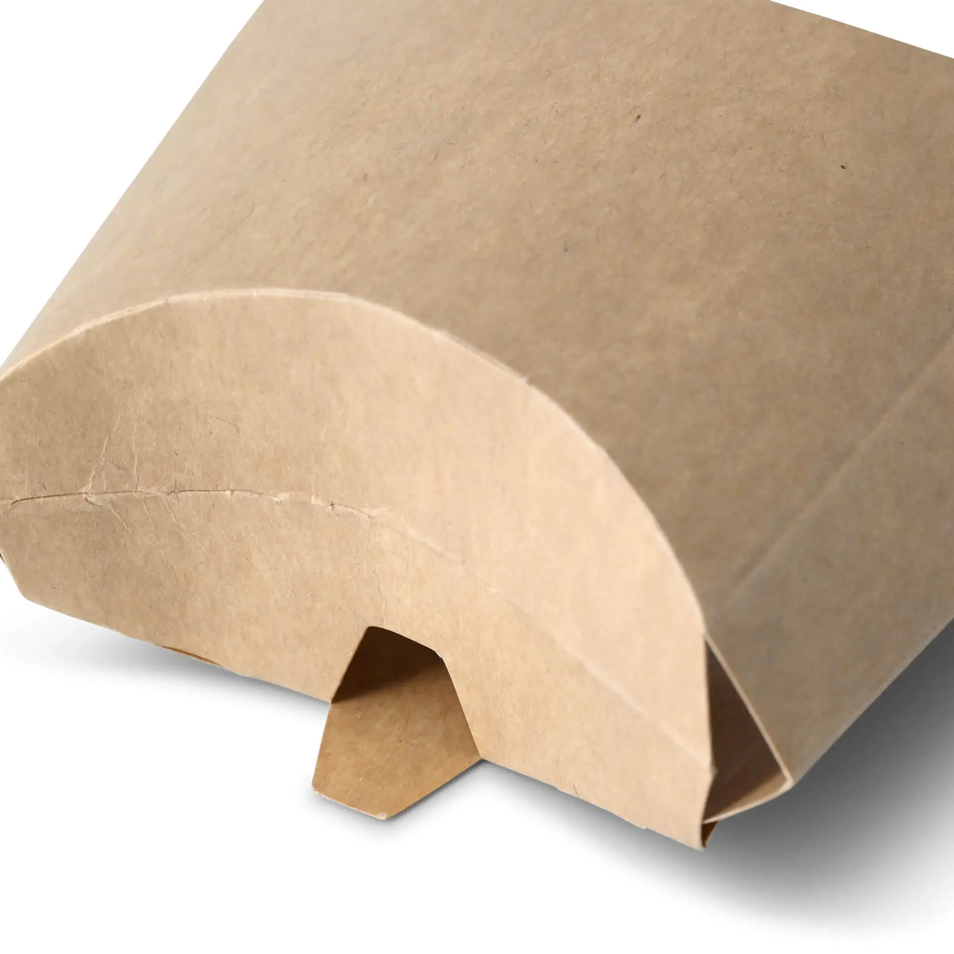 Cardboard chips scoops 8.5 x 5 x  9.5 cm, kraft