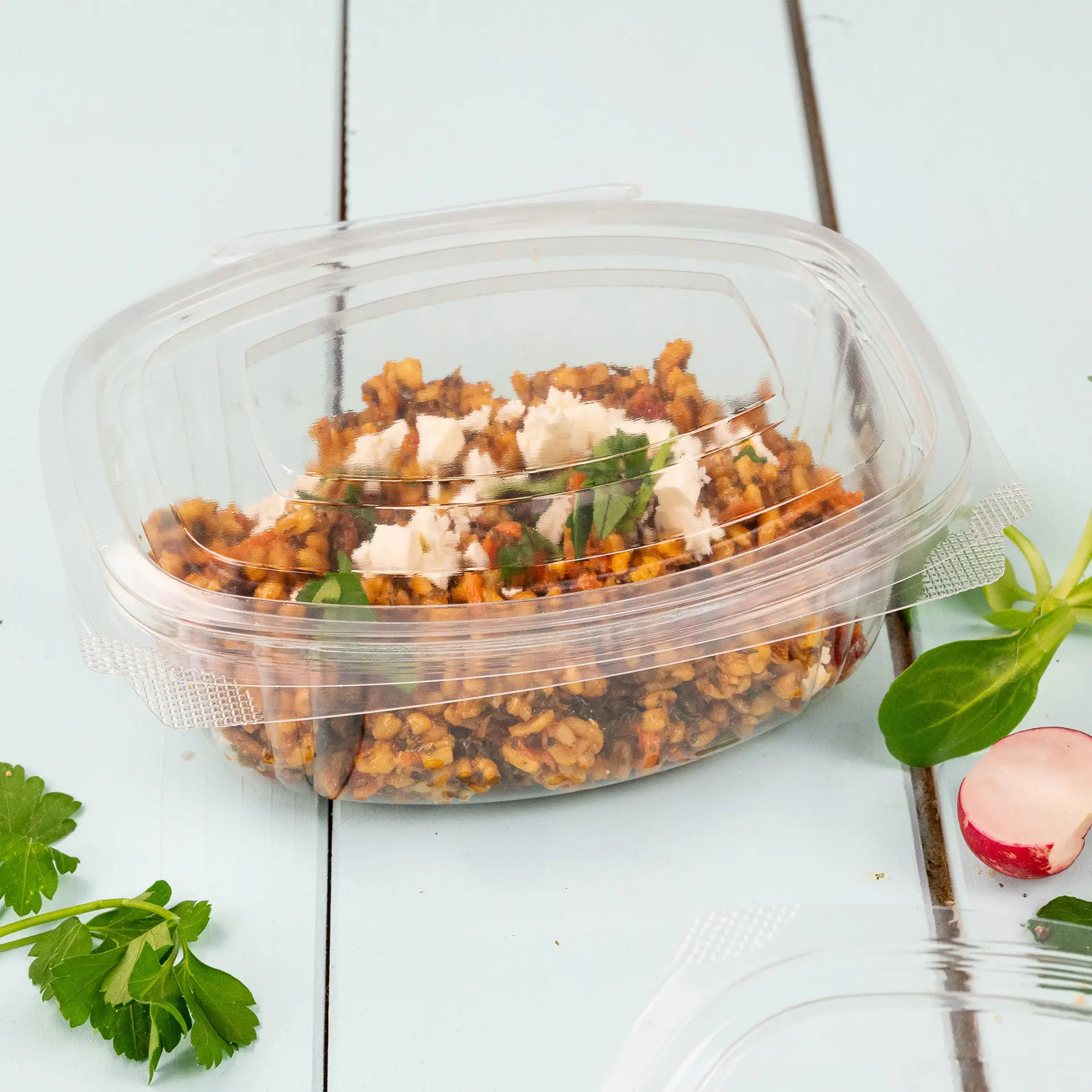 PLA Deli Bowls 500 ml, folding lid, rectangular dfc01931-pla-feinkost-schalen-500-ml-klappdeckel-rechteckig-7