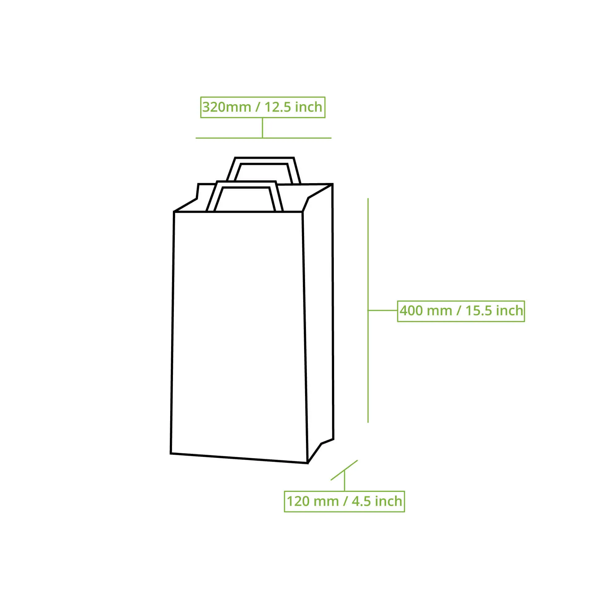Recycling paper-carrier bags XL, 32 x 12 x 40 cm, kraft Recycling paper-carrier bags XL, 32 x 12 x 40 cm, kraft