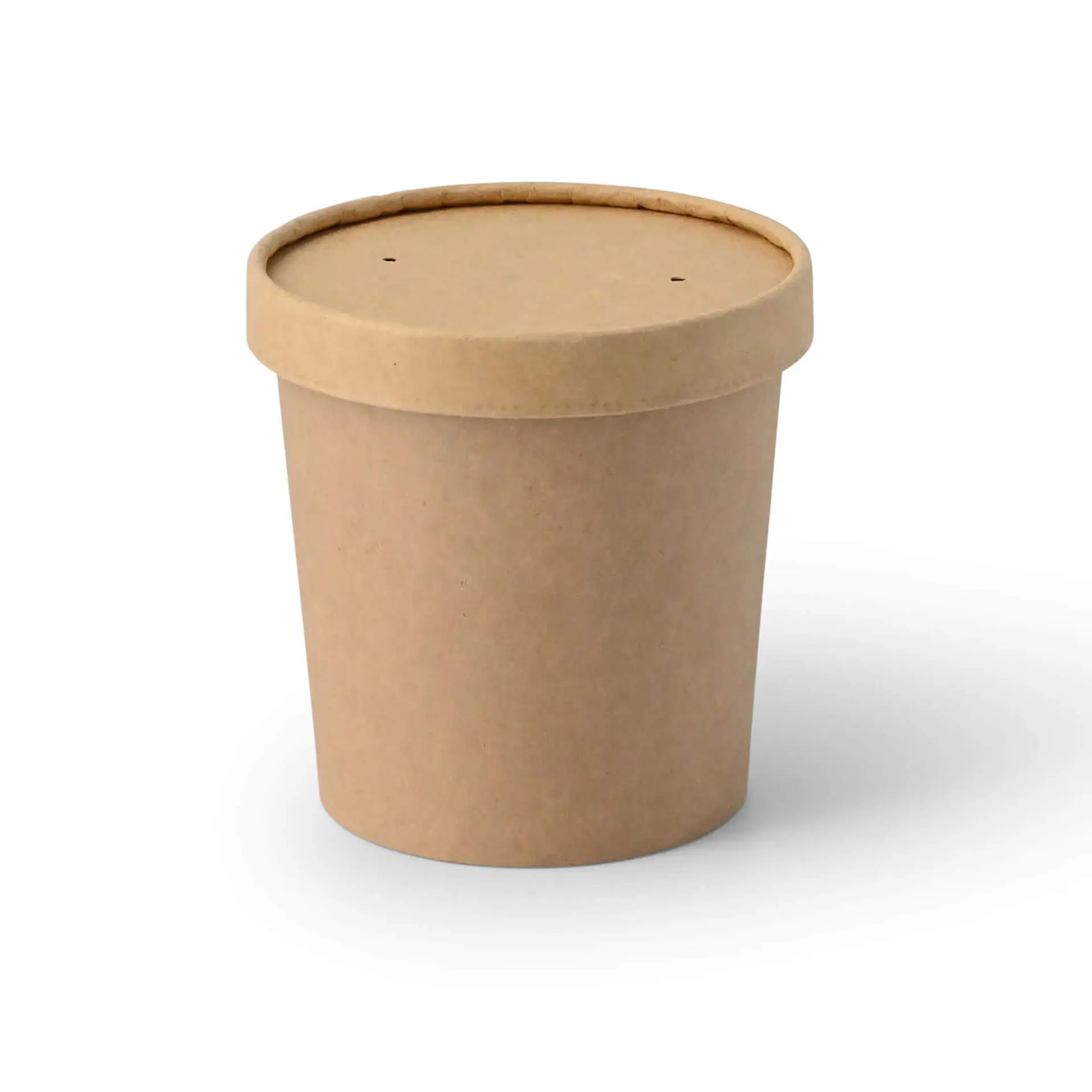 12 oz, max. 14 oz Paper Ice Cream Tubs XL, Ø 92 mm, brown