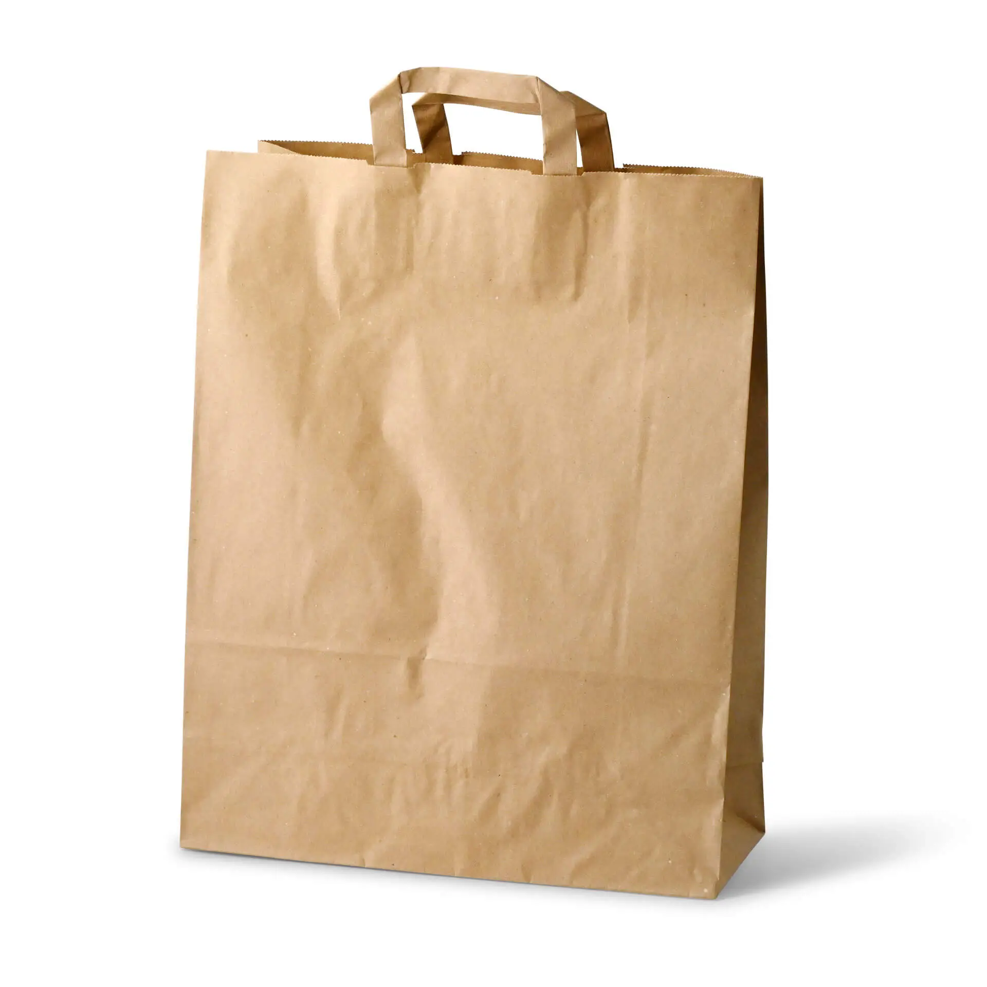 Recycling paper-carrier bags XL, 32 x 12 x 40 cm, kraft