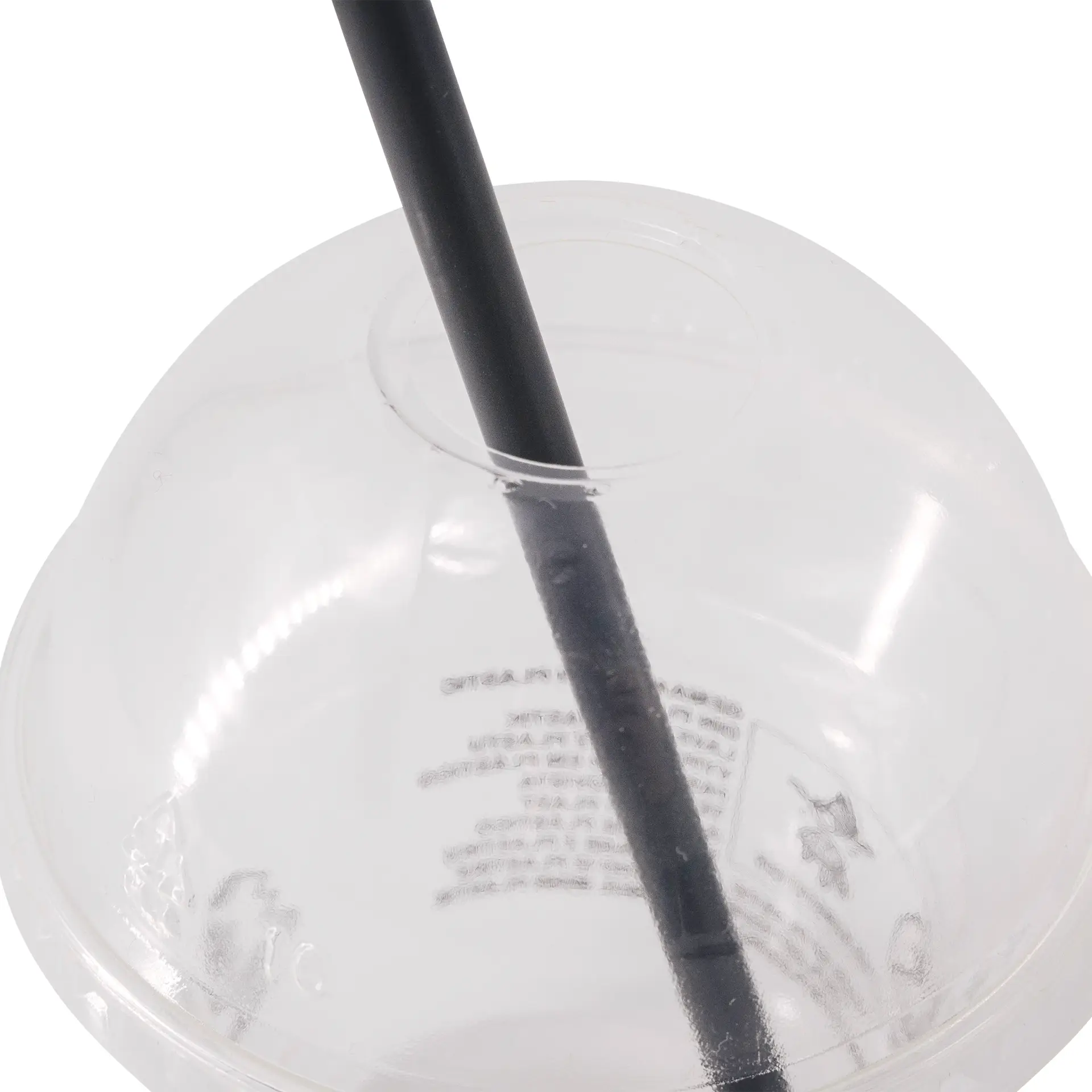 Cocktail straws 15 cm, Ø 0.7 cm, black, reusable