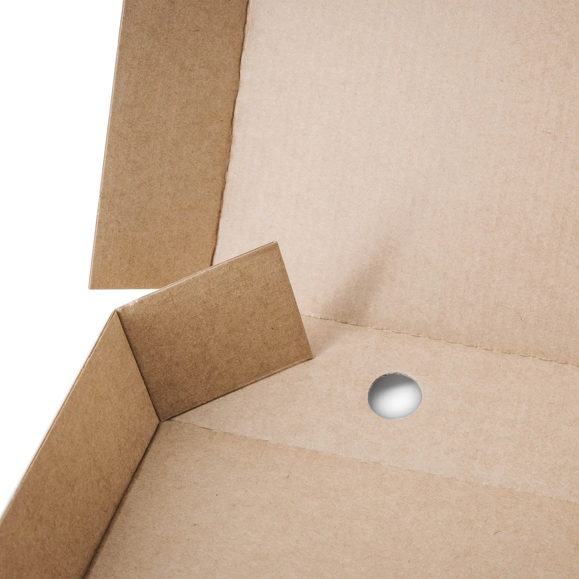 Pizza boxes Ø 37 cm, kraft