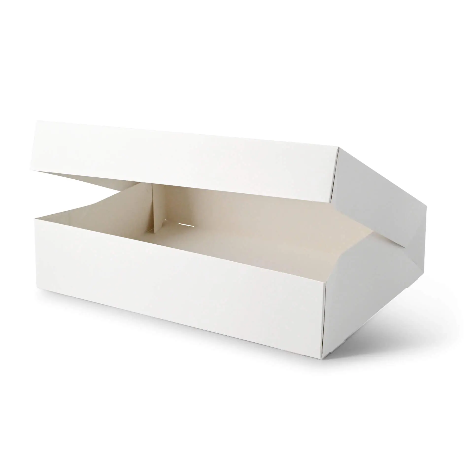 Cupcake boxes (12 pieces) with cellulose window, white