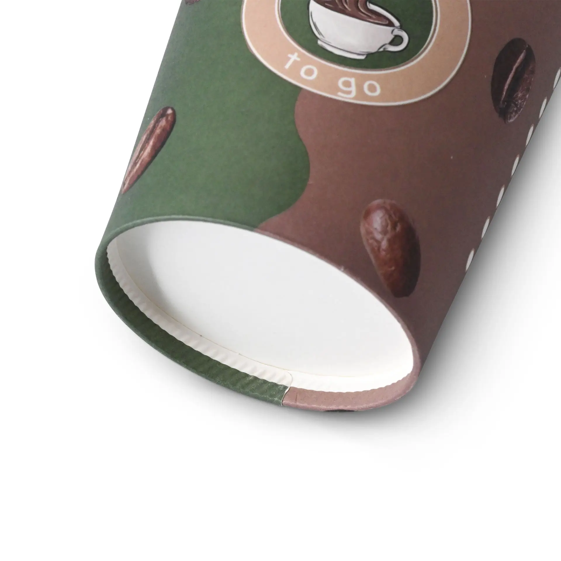 8 oz Paper cup printed with "Coffee", Ø 80 mm