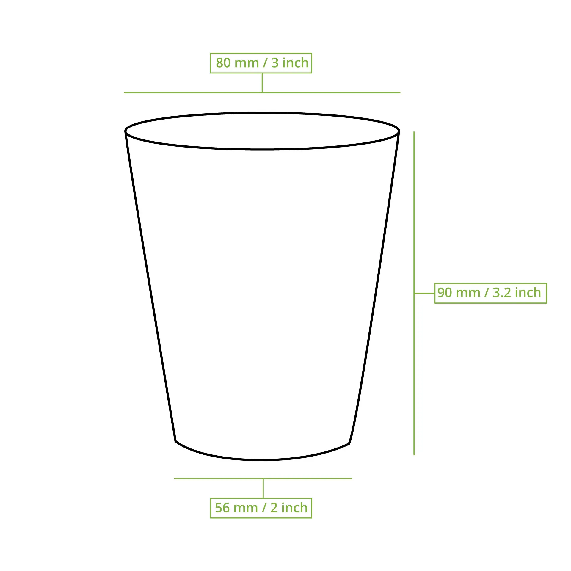 8 oz Paper cups single wall, Ø 80 mm, black dhd045271-pappbecher-200-ml-8-oz-80-mm-schwarz-7