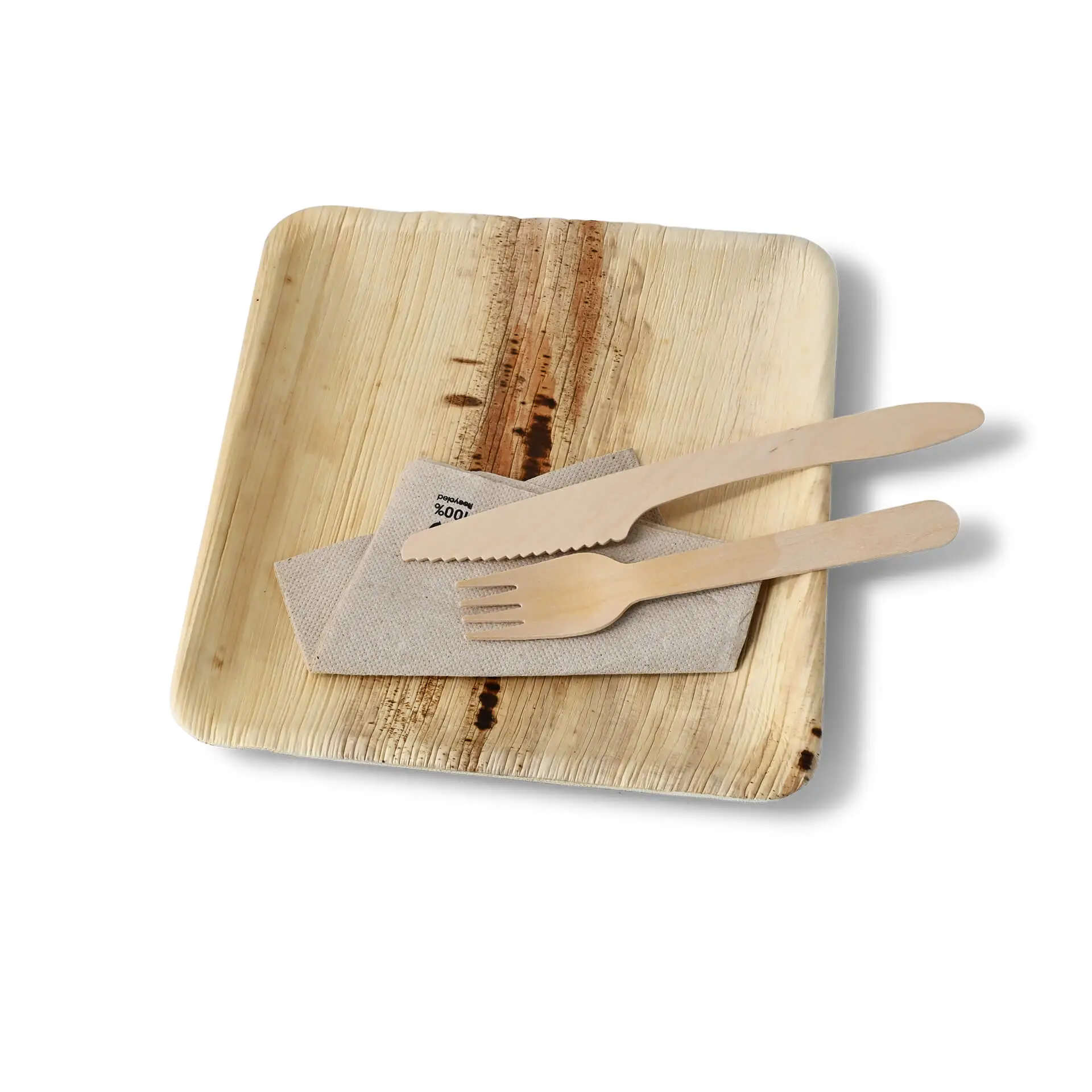 Palm leaf plate "Palmware®" 18 x 18 cm, square Palm leaf plate "Palmware®" 18 x 18 cm, square