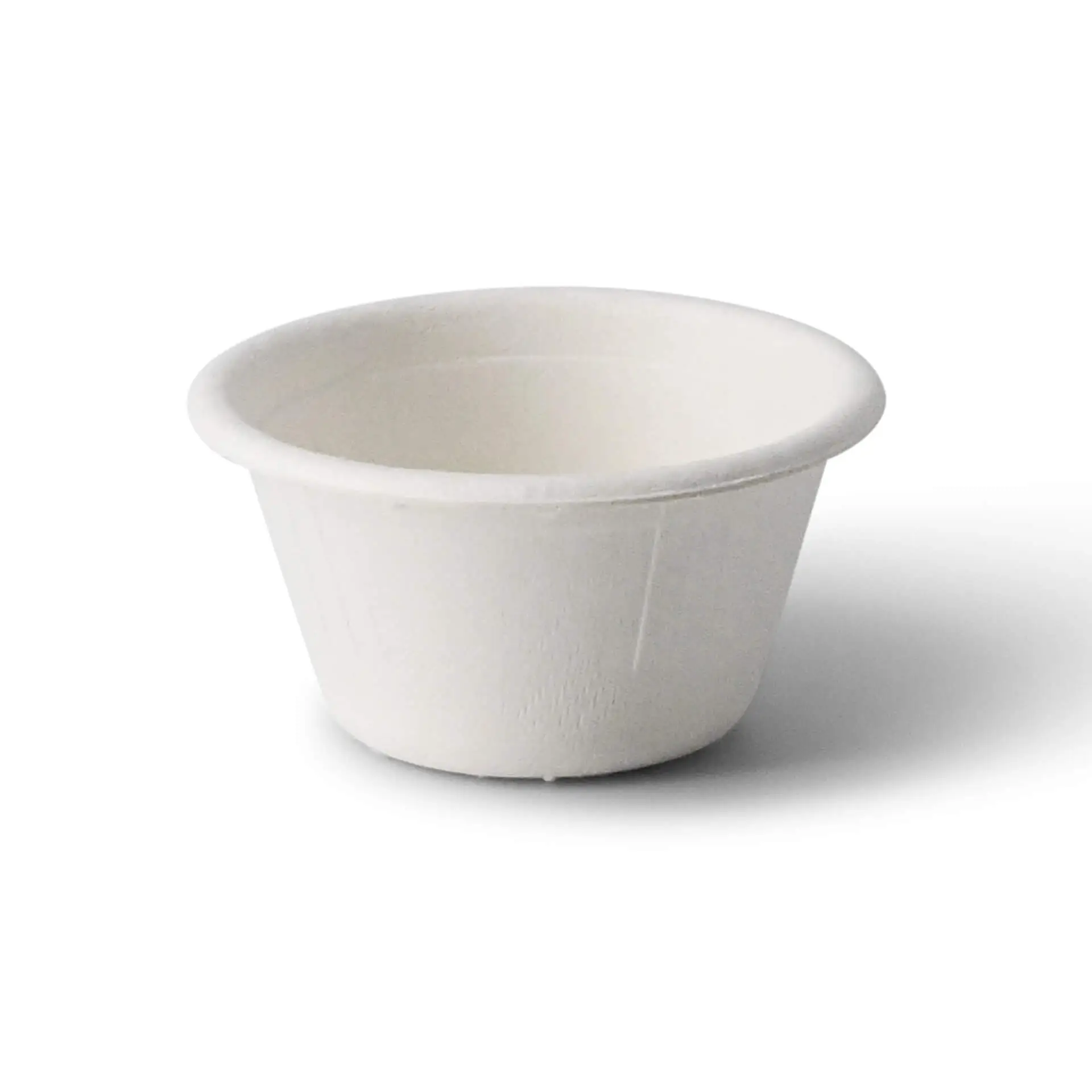 50 ml bagasse dip bowls Ø 62 mm dfc013761-becher-aus-zuckerrohr-50-ml-62-mm-rund-1