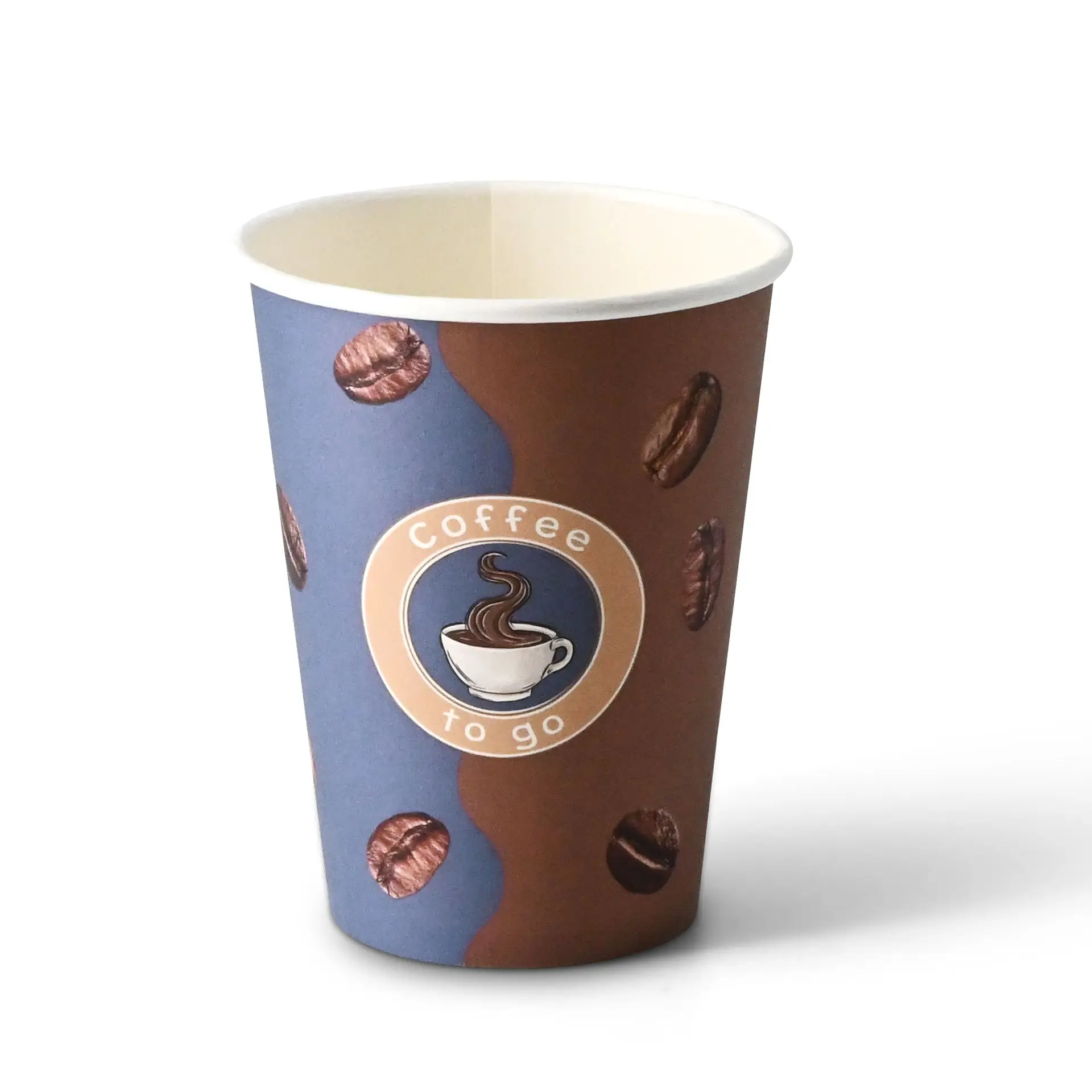 12 oz Paper cup printed with "Coffee", Ø 90 mm dhd045541-pappbecher-bedruckt-kaffee-300-ml-12-oz-90-mm-1