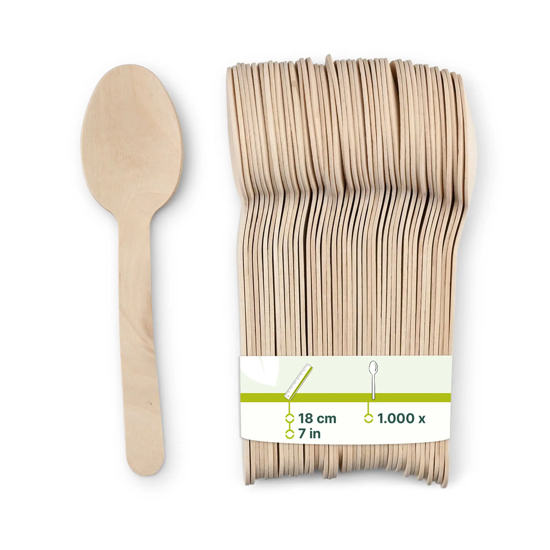 Wooden spoons (Premium) 18 cm, bio-coated Wooden spoons (Premium) 18 cm, bio-coated
