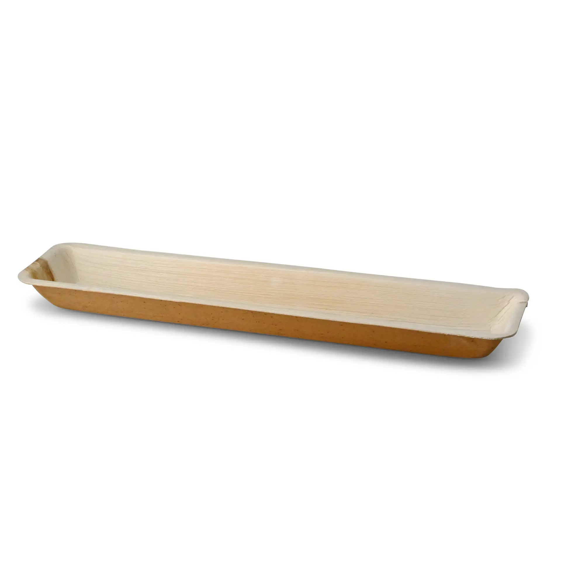 Palm Leaf Tray "Palmware®" 38 x 8.5 cm, Rectangular dtw05314-palmblatt-tablett-palmware-38-x-85-cm-rechteckig-1