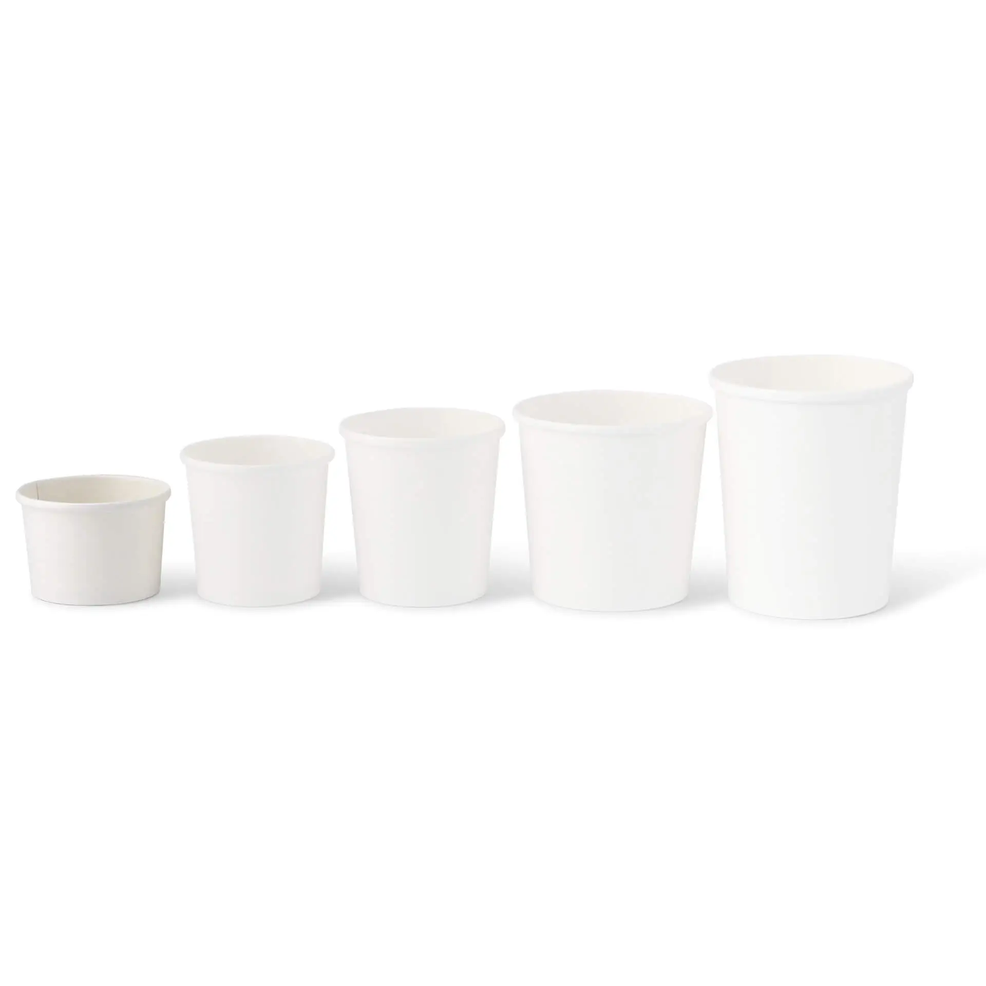 8 oz Cardboard Soup cups (Premium), Ø 90 mm, white, eco-friendly coating