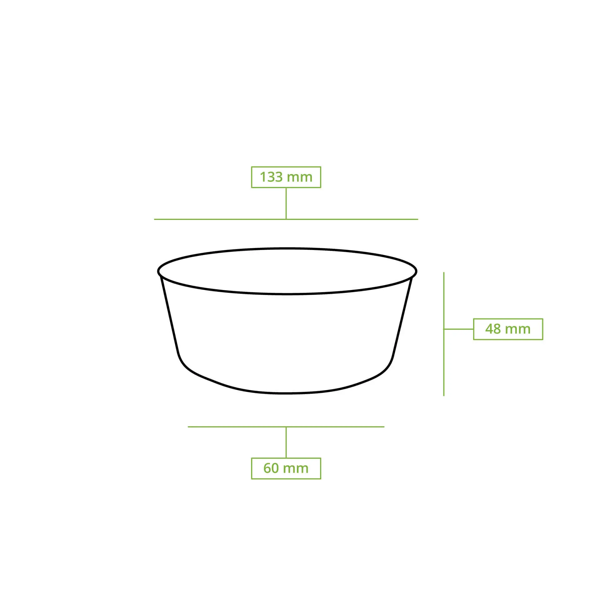 Palm leaf bowls "Palmware®" 275 ml, round Palm leaf bowls "Palmware®" 275 ml, round