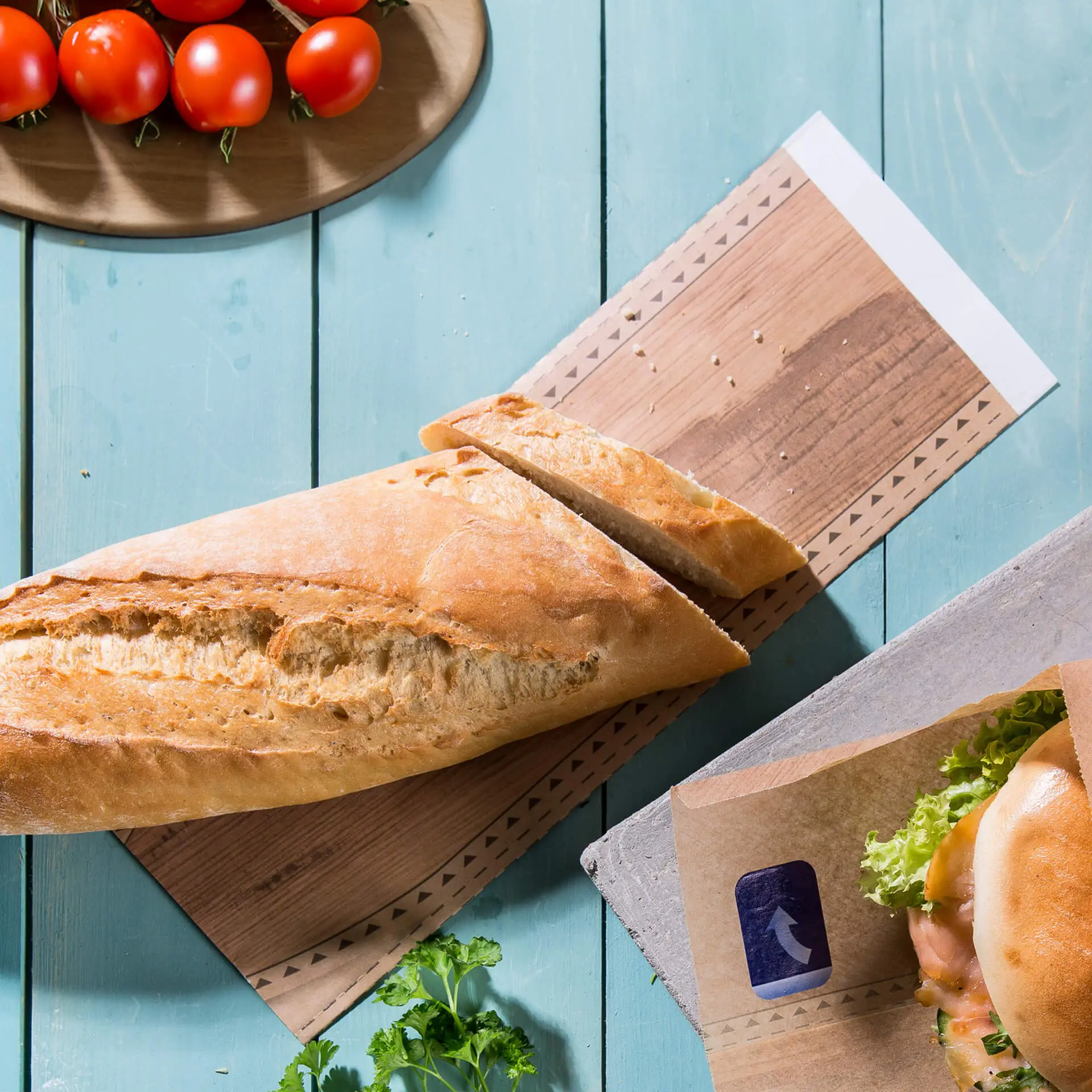 Wrap Bag, kraft, S 10.5 x 30.5 cm, prefolded