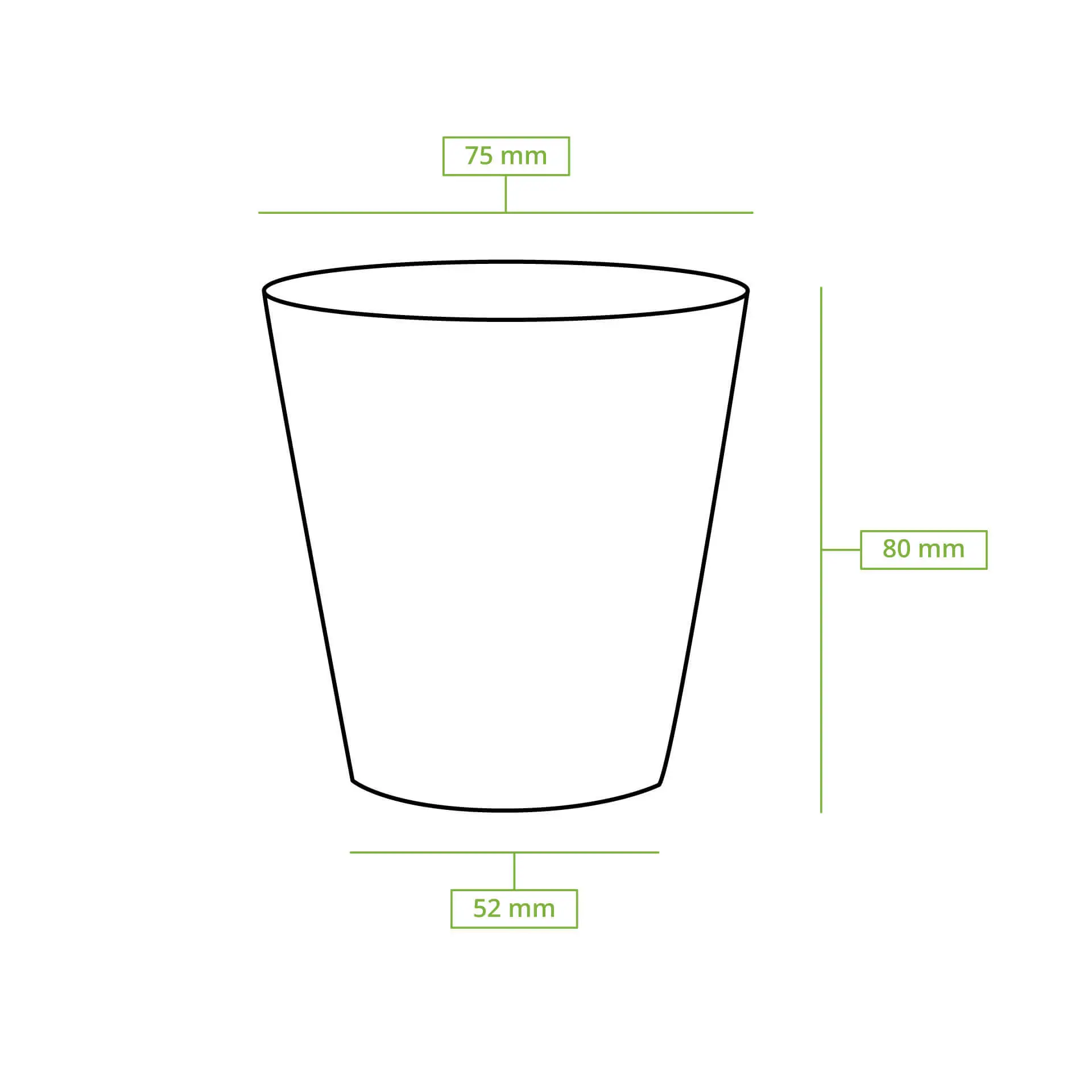 6 oz Paper cups (coated), Ø 80 mm, white con10008-01-1-pappbecher-beschichtet-150-ml-6-oz-80-mm-weiss-6