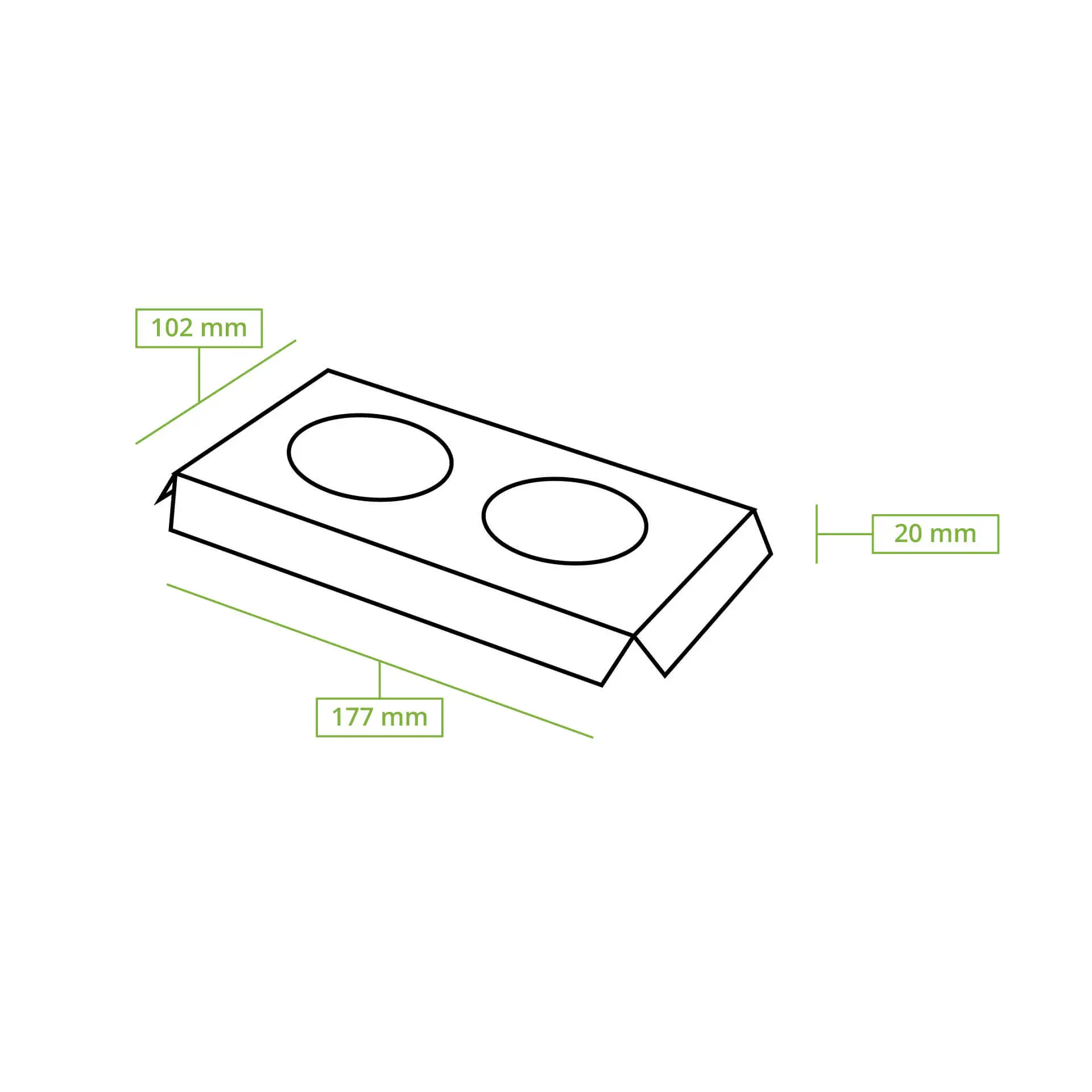 Cardboard box inserts for cupcake boxes (2 pieces), white dre035031-einlagen-aus-karton-fuer-2er-cupcake-boxen-weiss-8