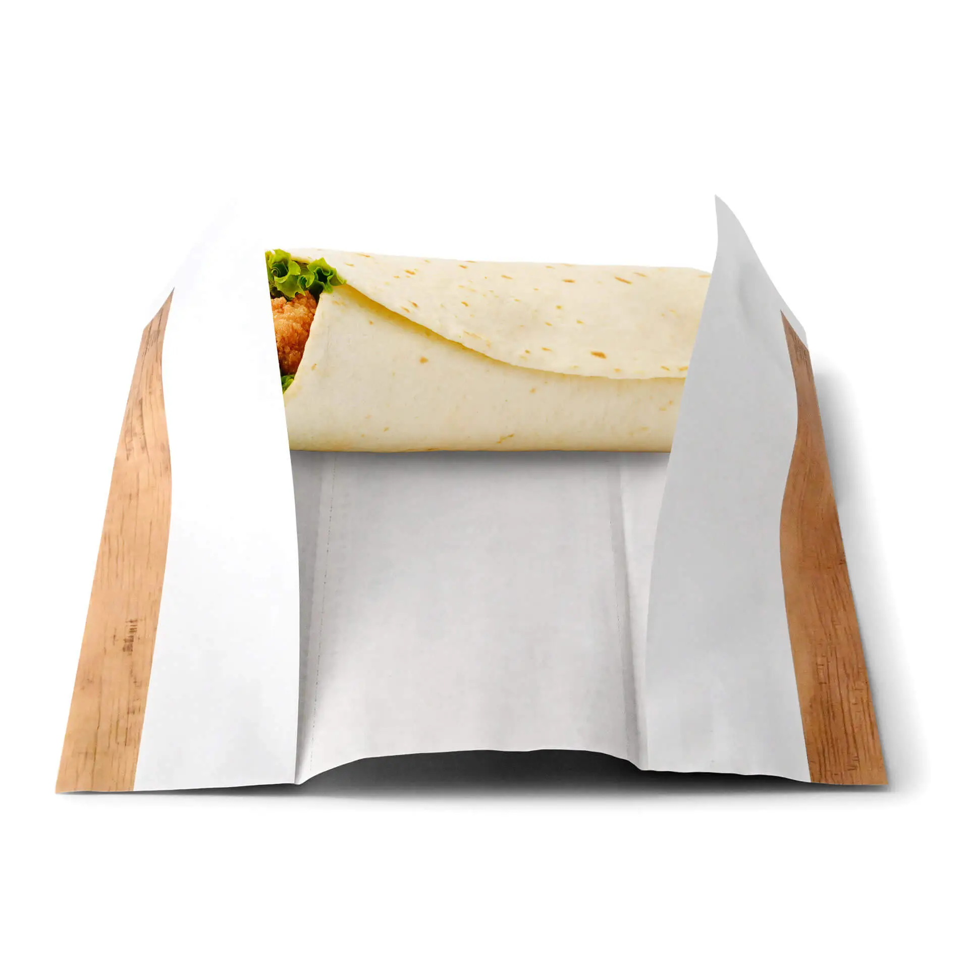 Wrap Bag, kraft, S 10.5 x 30.5 cm, prefolded
