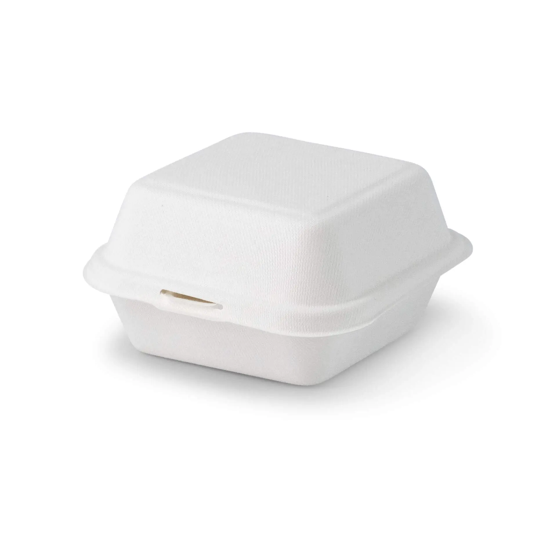 Sugarcane-burger boxes 15 x 15 x 8 cm, square Sugarcane-burger boxes 15 x 15 x 8 cm, square