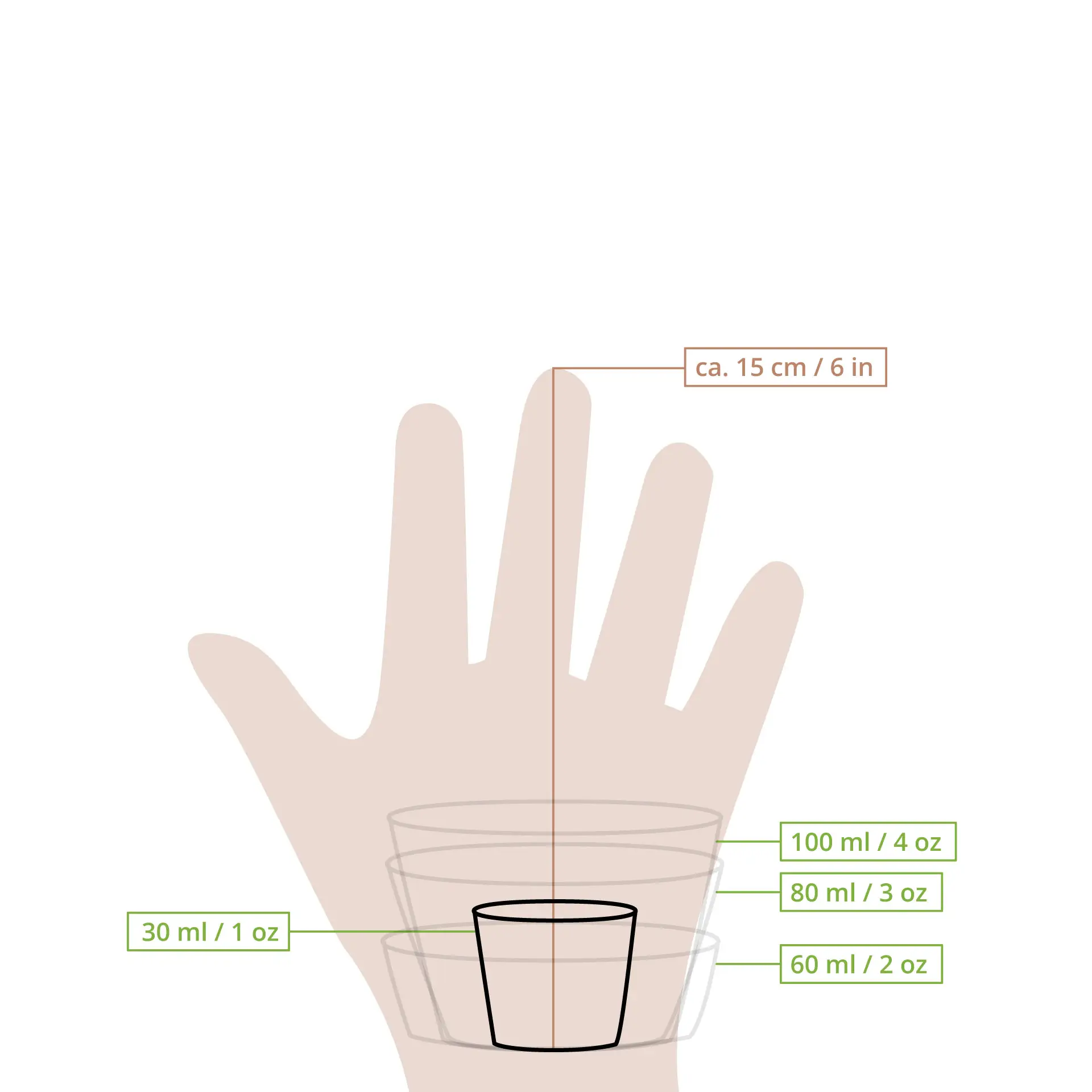 PLA portion cups 30 ml, Ø 45 mm