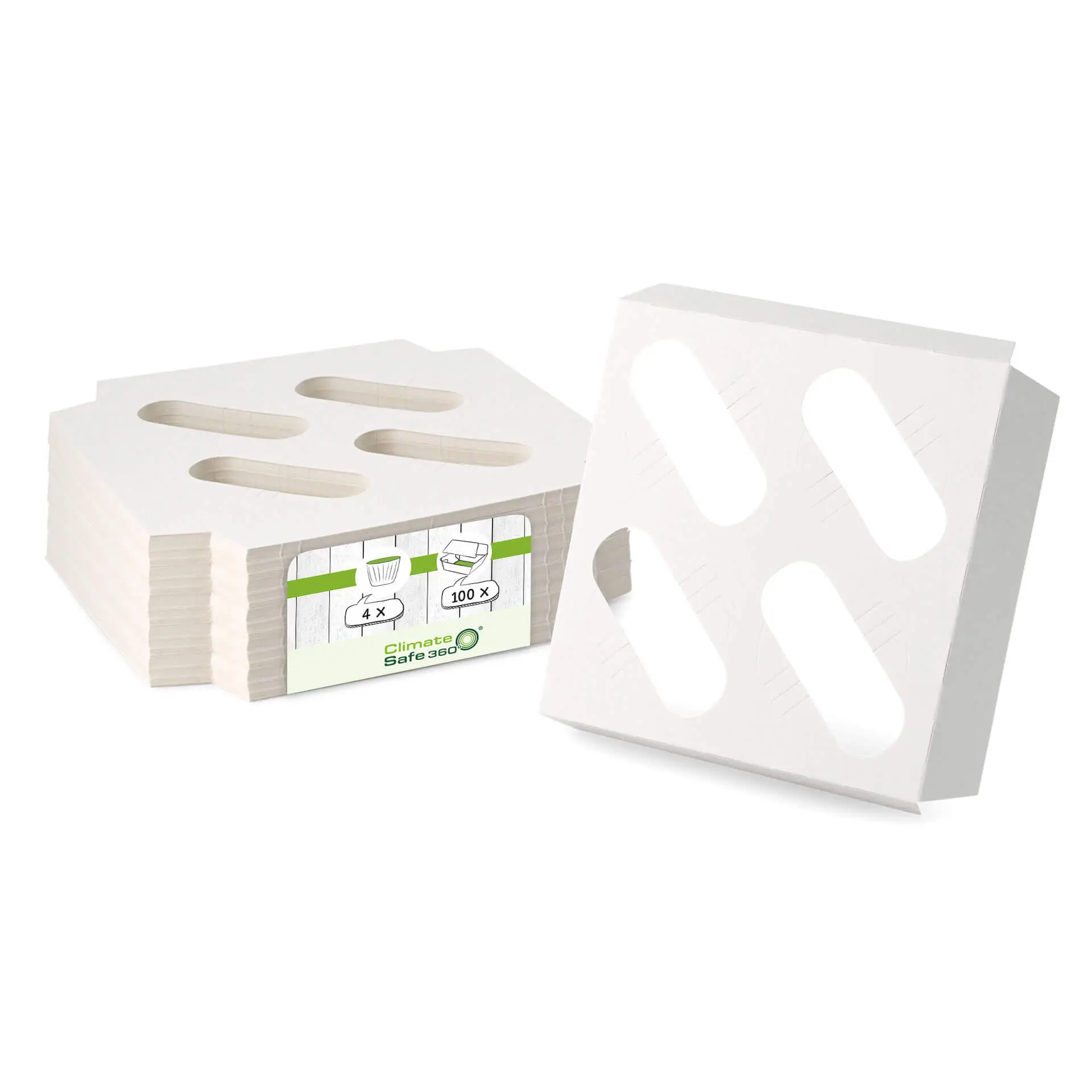 Insert range for cupcake boxes (4 pieces), white dre034971-einlagen-aus-karton-fuer-4er-cupcake-boxen-weiss