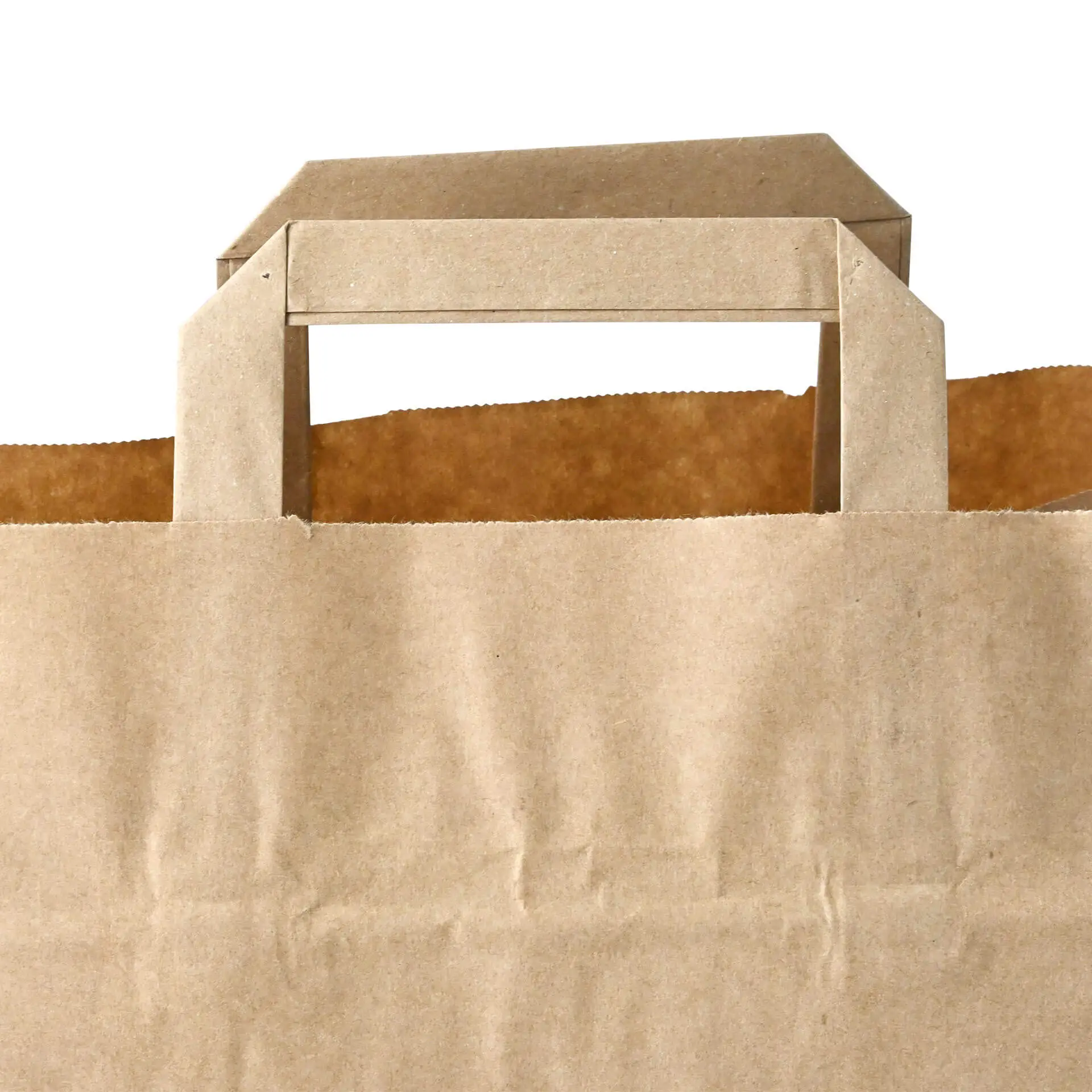 Recycling paper-carrier bags XXL, 32 x 21 x 27 cm, kraft