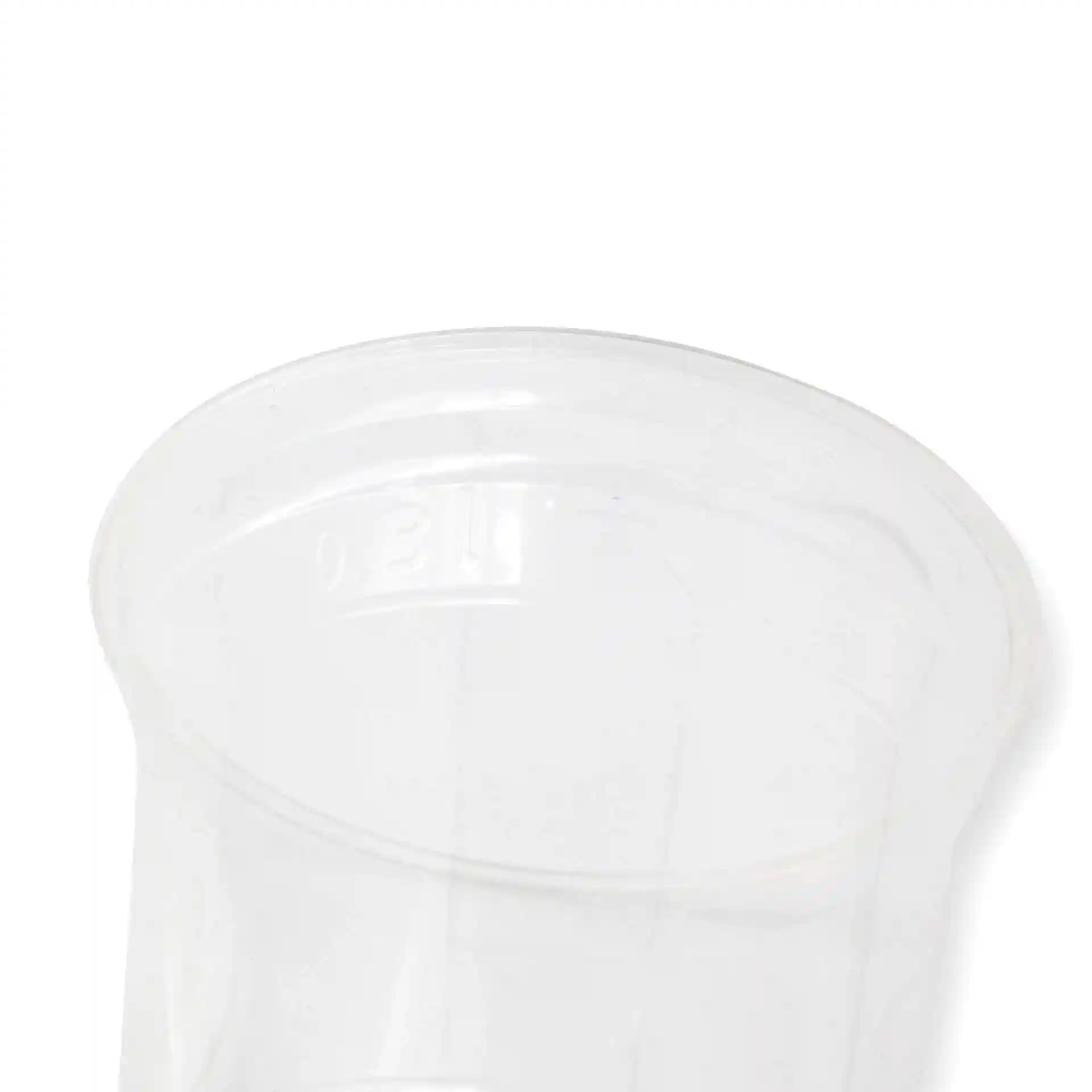 Clear 12 oz PLA cup with a height of 106 mm and a top diameter of 95 mm.