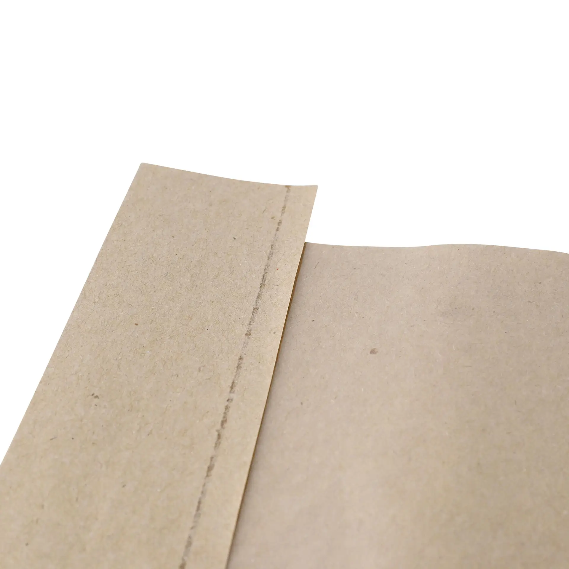 Flat paper bread bag with Window S, 20 x 5 x 27 cm, brown