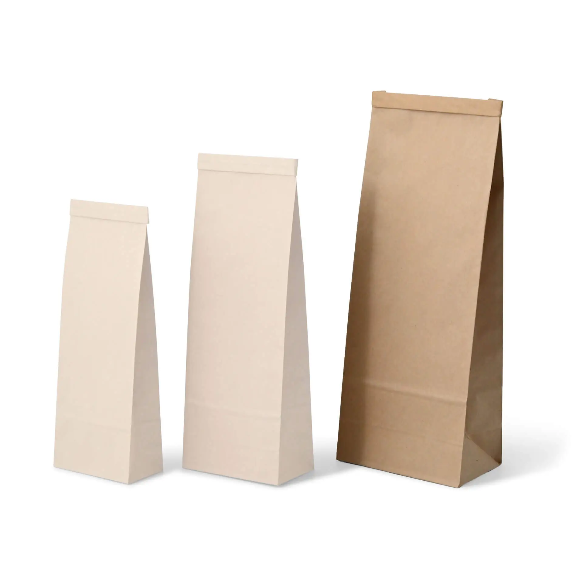 Block bottom bags L, 12.5 x 7,5 x 32.5 cm, PP-foil, brown, tin tie, kraft paper dre03360-blockbeutel-l-125-x-75-x-325-cm-pp-folie-braun-clipband-kraftpapier-9