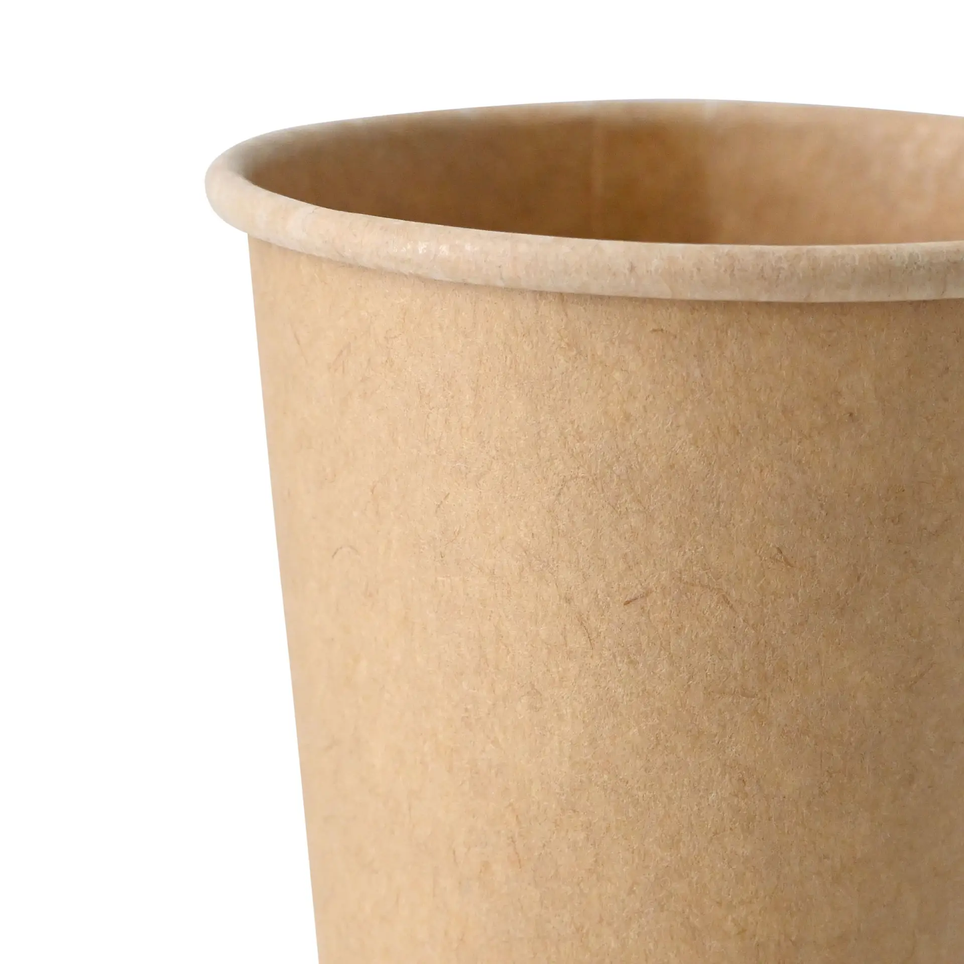 Paper cup 100 ml / 4 oz, Ø 62 mm, single wall, brown, PLA-coated