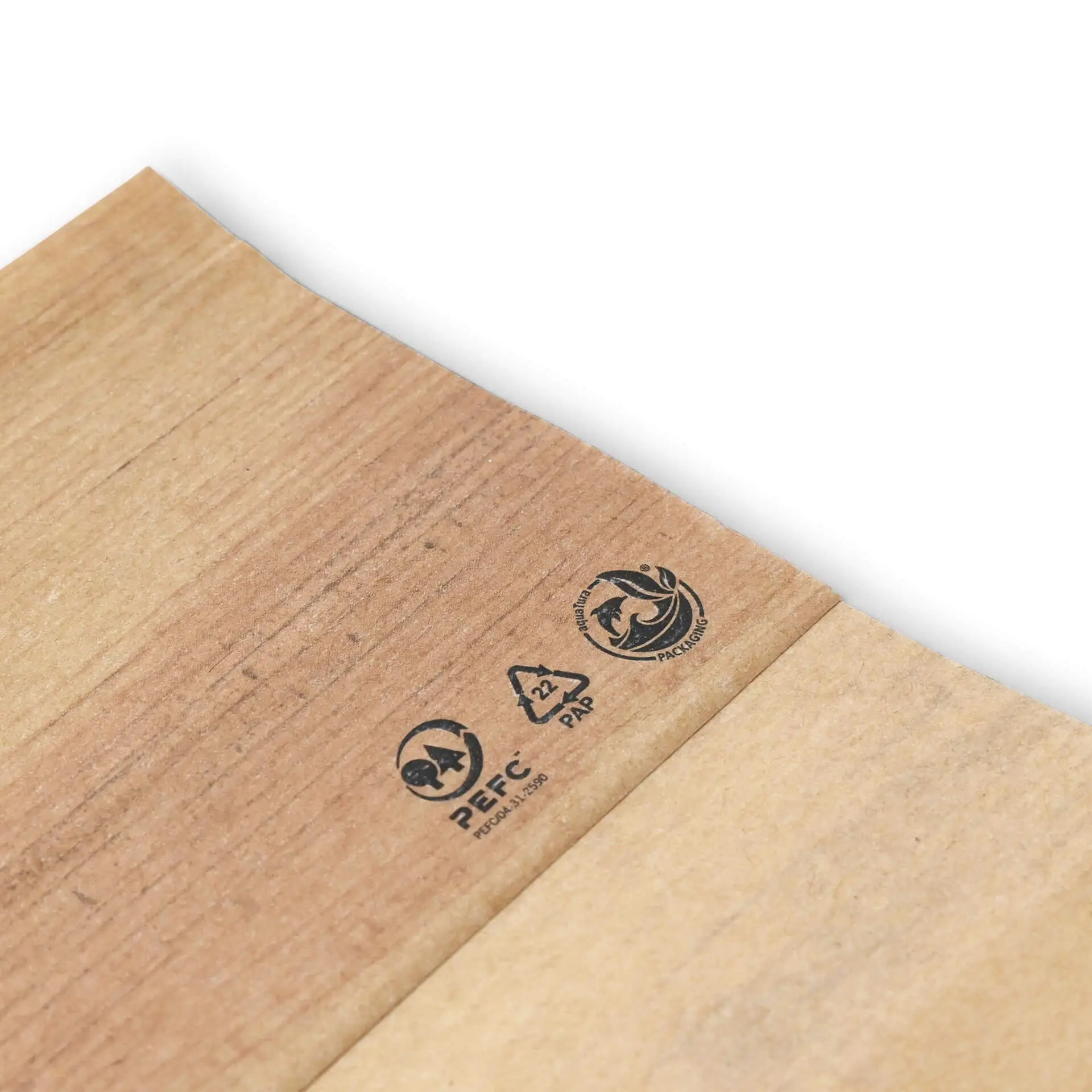 Burrito Bag, kraft, L 19.5 x 30 cm, prefolded