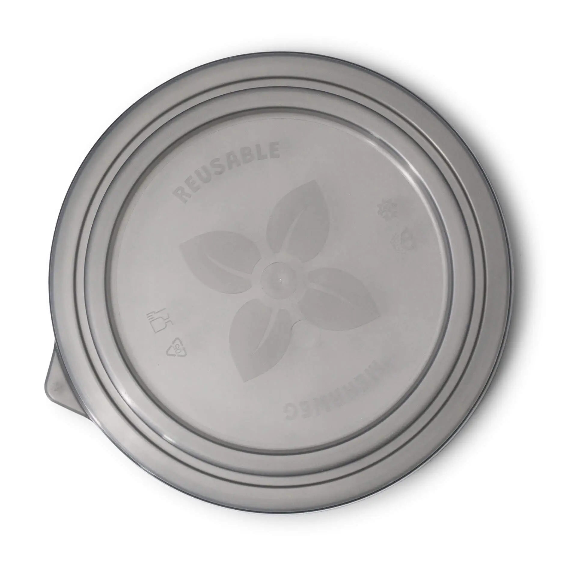 Reusable lids "merways Bowl" Ø 185 mm, PP, grey dfc008081-mehrwegdeckel-merways-bowl-185-mm-pp-grau-1