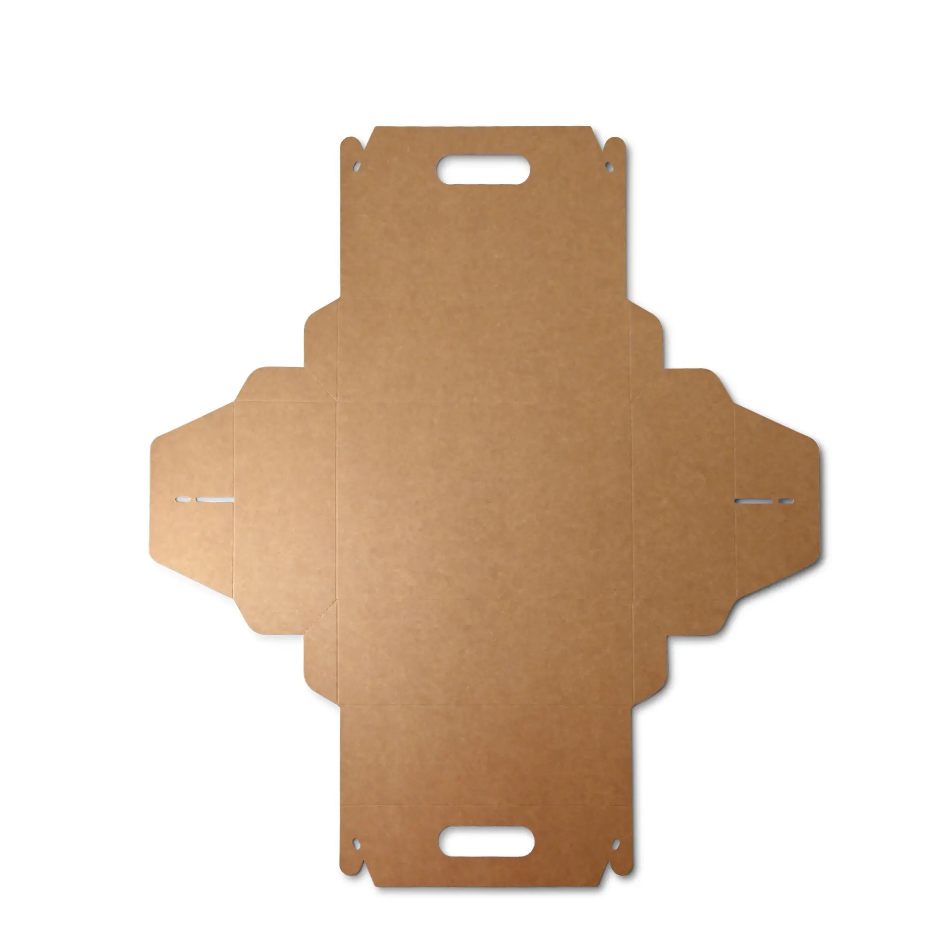 Cardboard-pastry boxes with handle L, 26 x 17 x 9 cm, brown, foldable