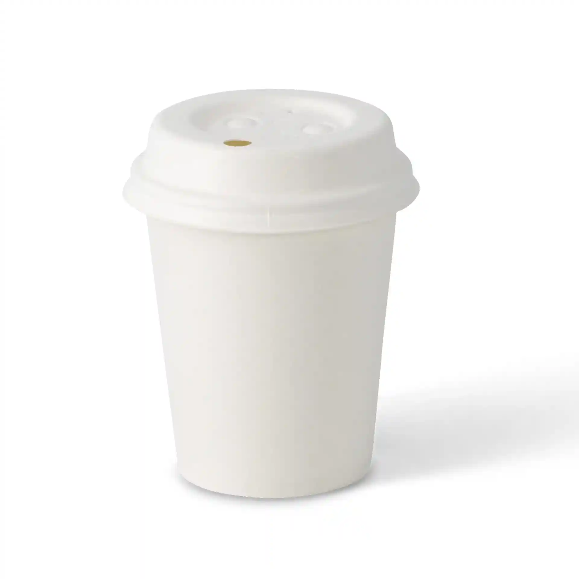 White paper cup with a single wall, 200 ml capacity, and a diameter of 80 mm.
