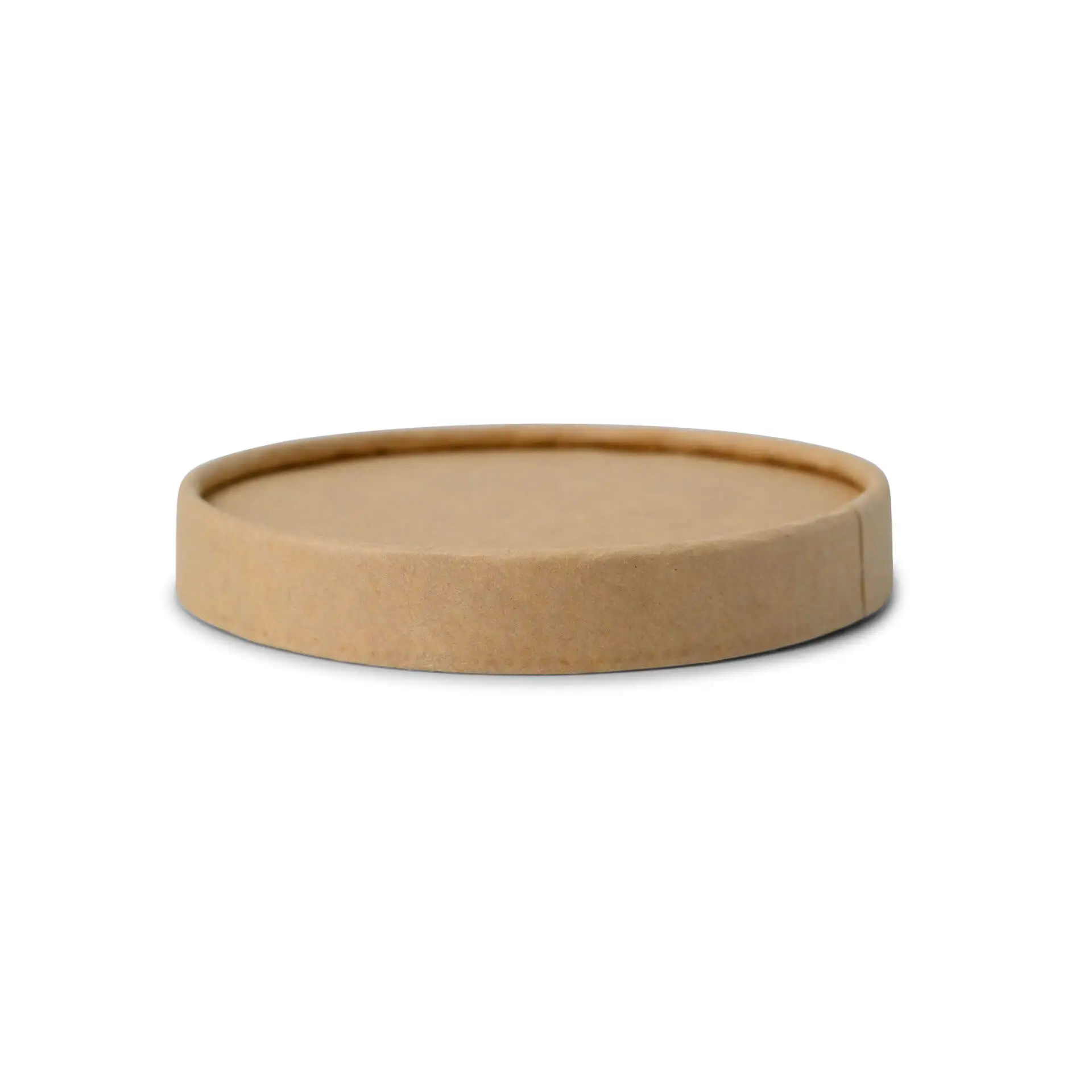 Paper Lids for 4oz-16oz for Ice Cream Tubs, brown Paper Lids for 4oz-16oz for Ice Cream Tubs, brown