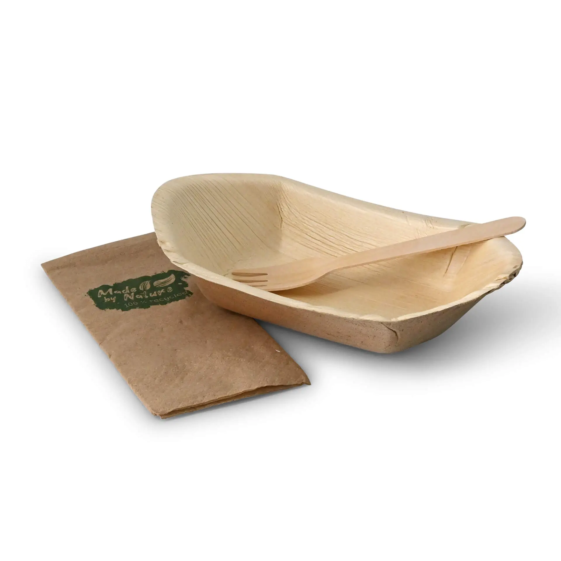 Palm leaf boats "Palmware®" 20 cm