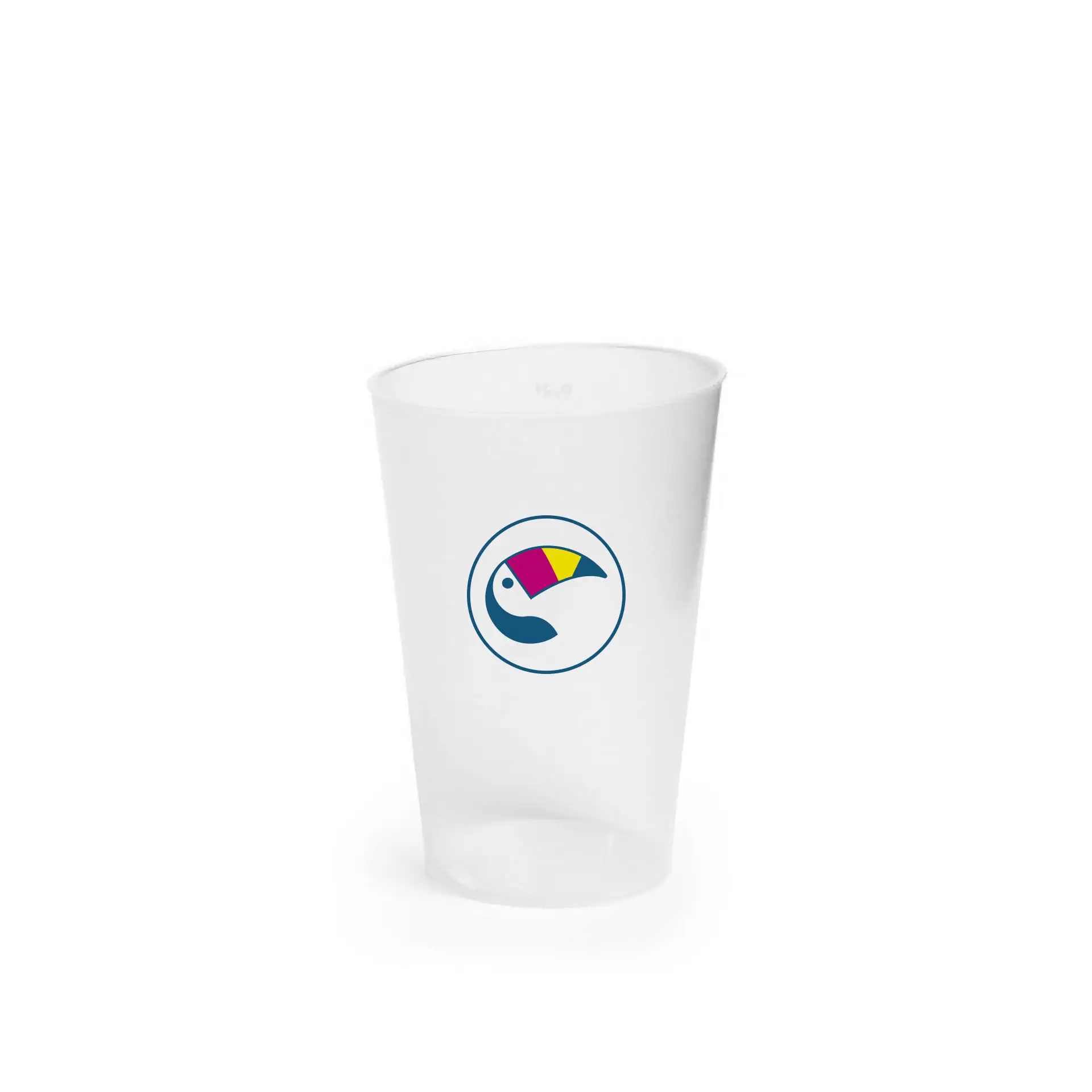 Reusable cup with logo 200 ml, digital print, full-surface