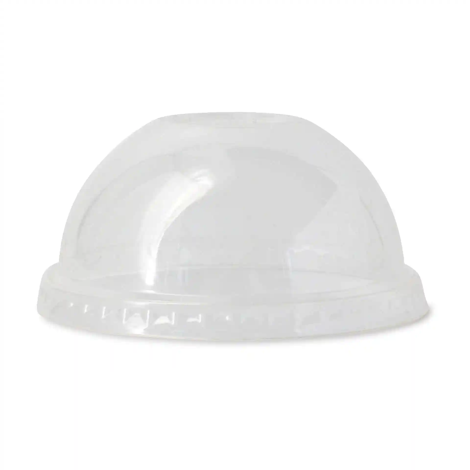 Transparent PLA dome lid with a height of 44 mm and a bottom diameter of 100 mm.
