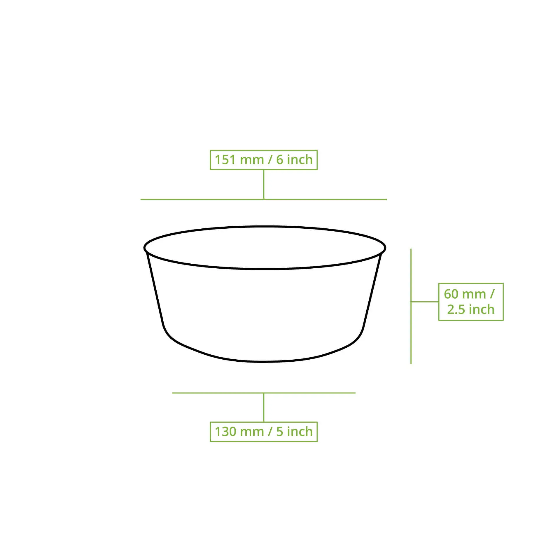 Reusable bowls "merways Bowl" 650 ml, Ø 150 mm, cashew / creamy white Reusable bowls "merways Bowl" 650 ml, Ø 150 mm, cashew / creamy white