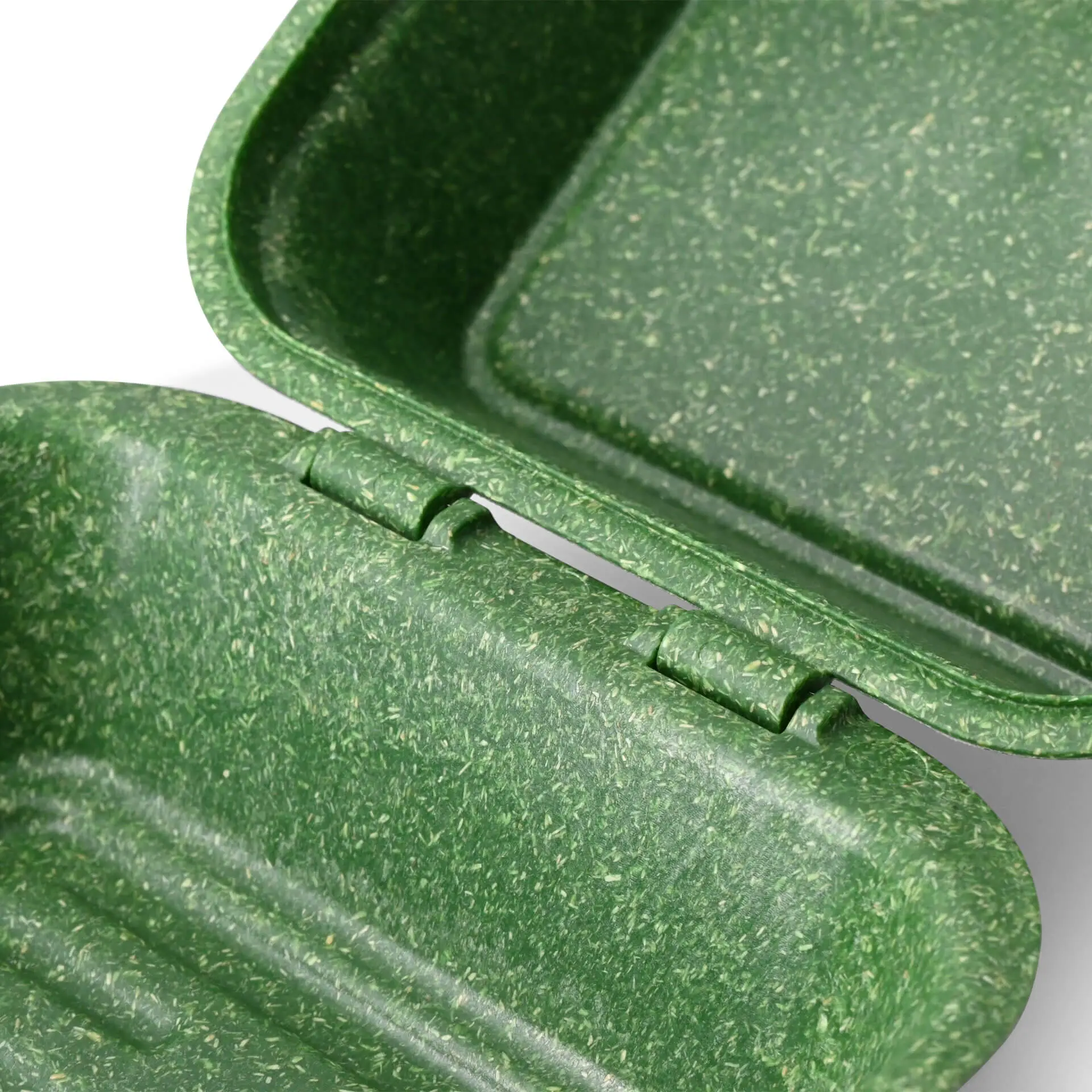 | 2 FOR 1 | Reusable burger boxes "merways Box" 16 x 15 x 8.5 cm, spinach / dark green