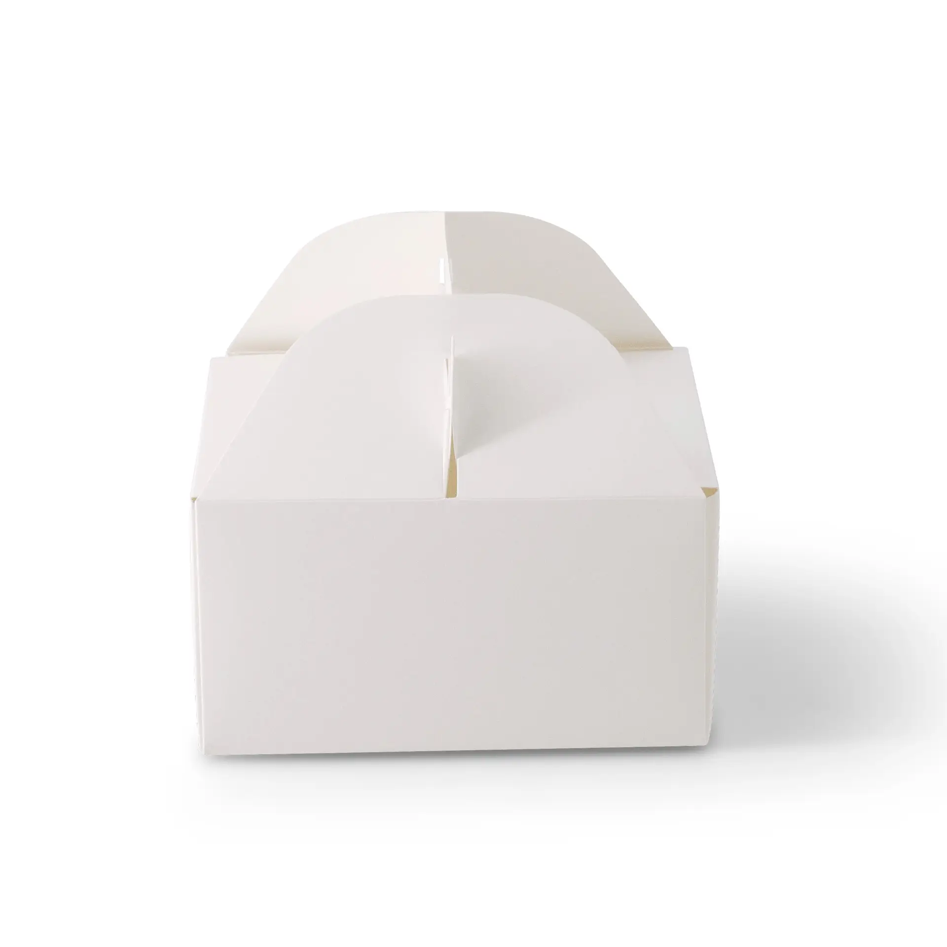 Cardboard pastry boxes with handle M, 21 x 17 x 9 cm, white, foldable Cardboard pastry boxes with handle M, 21 x 17 x 9 cm, white, foldable