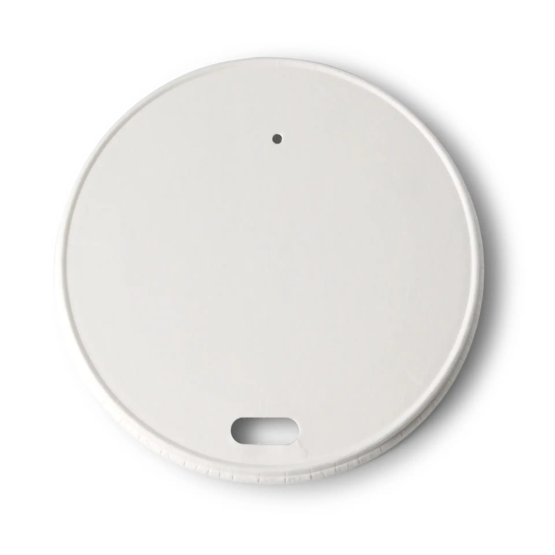 Paper lids Ø 80 mm, white, drink opening dhd045871-papierdeckel-80-mm-weiss-trinkoeffnung-1