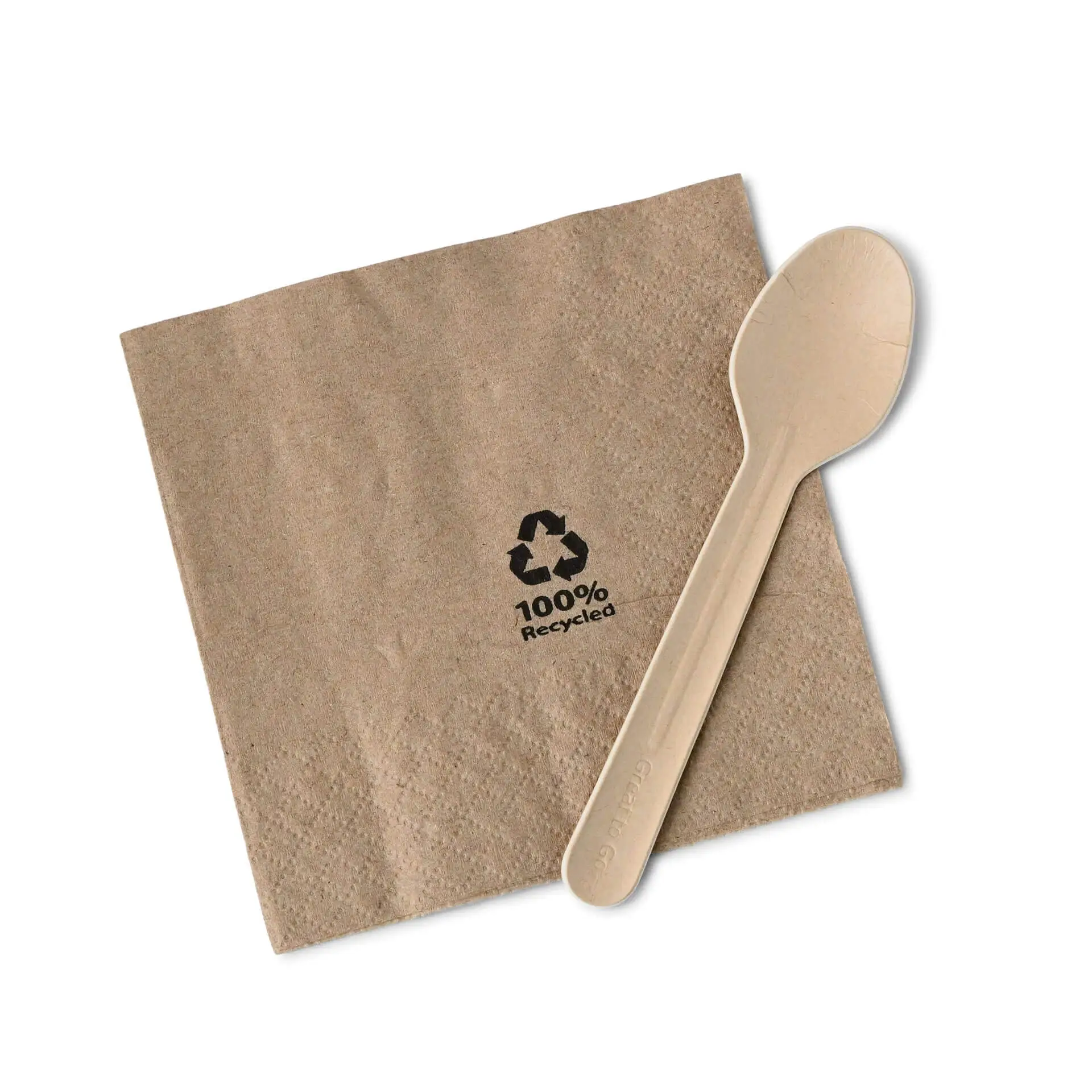 Paper Teaspoon 11.5 cm, brown