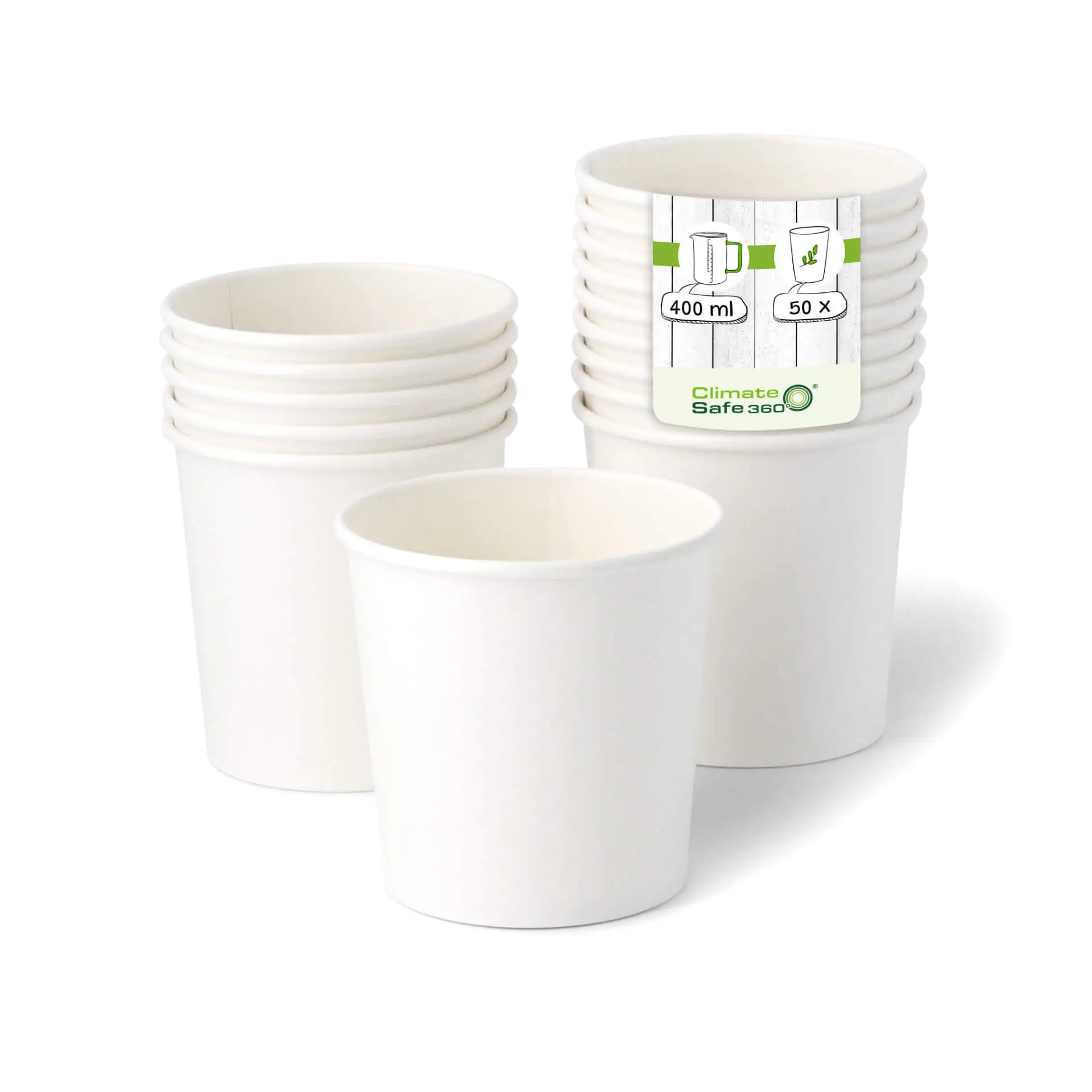 12 oz, max. 14 oz Paper Ice Cream Tubs XL, Ø 92 mm, white