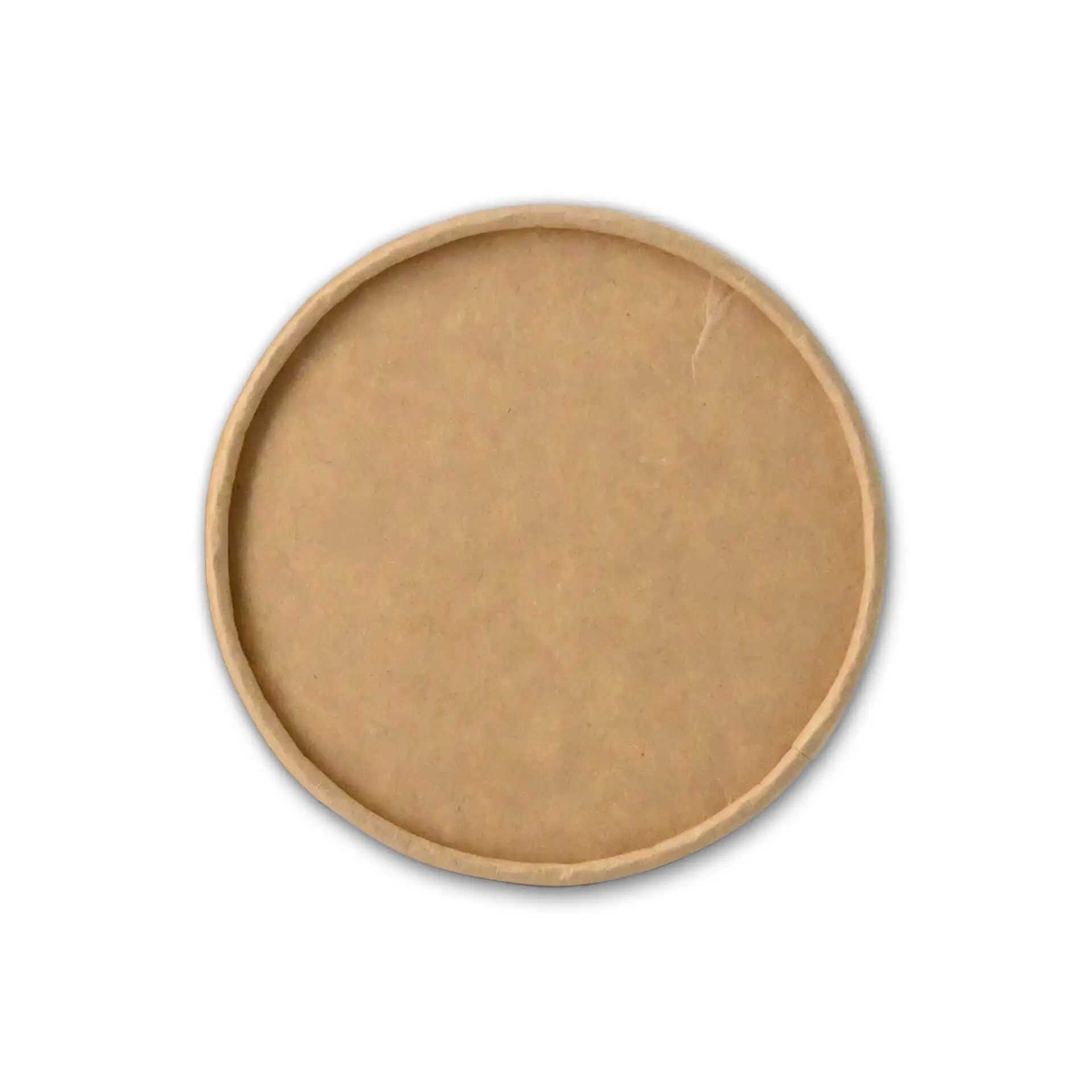 Cardboard lids (coated) Ø 92 mm, brown (for ice cream cups) con30005-01-1-pappdeckel-beschichtet-92-mm-braun-fuer-eisbecher-1